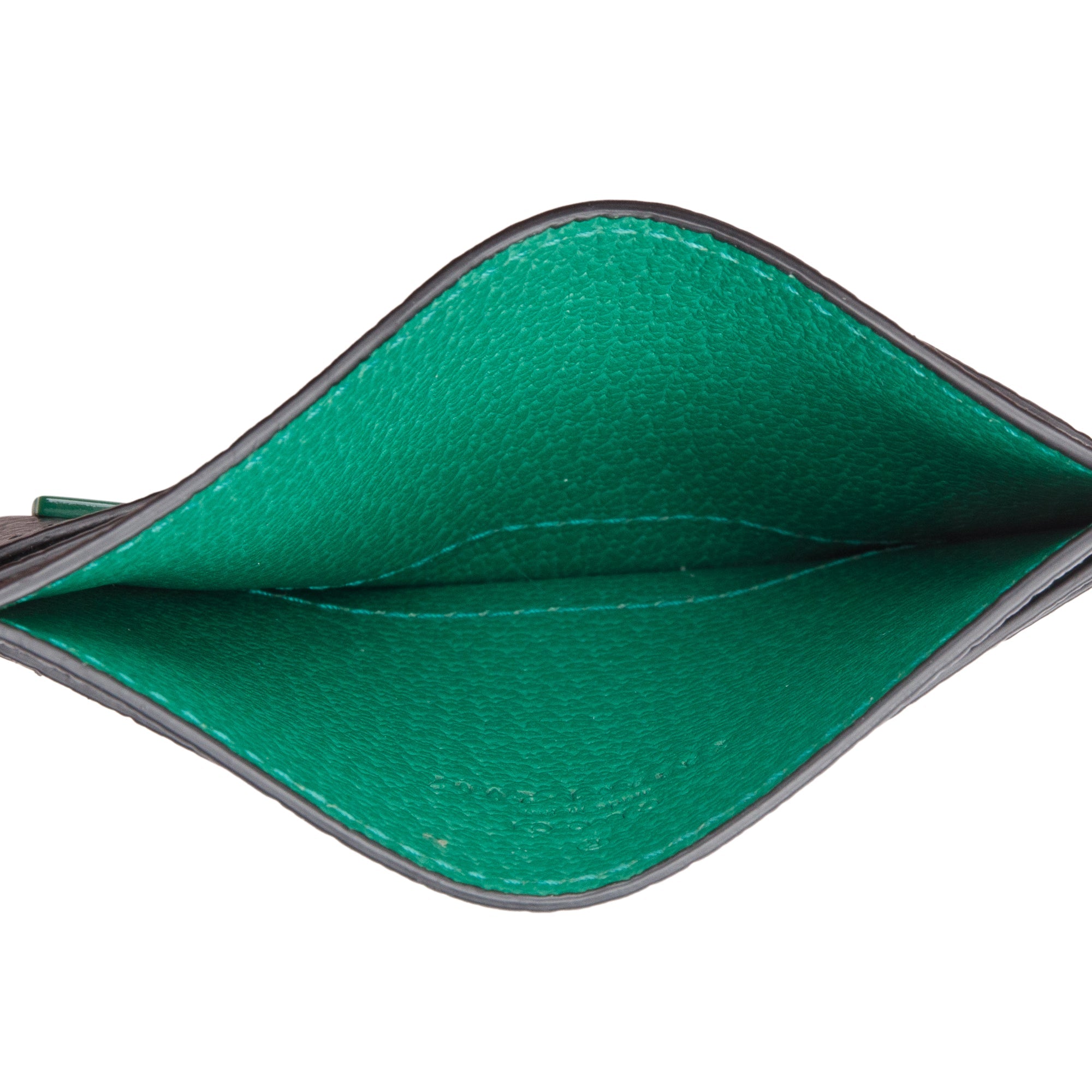 Gucci Black Leather G Card Holder w/ Box