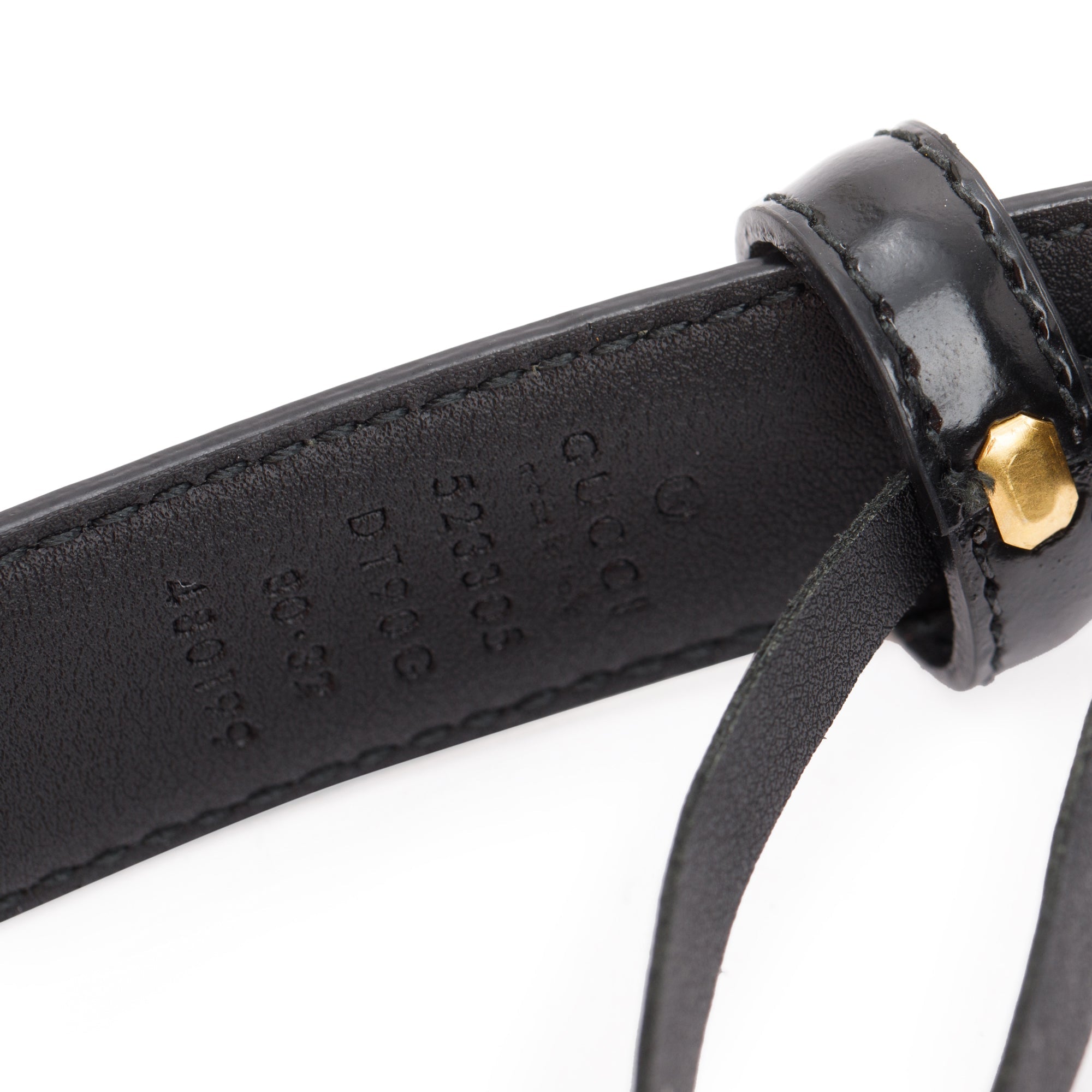 Gucci Black Leather Reversible Belt with Square G Buckle 80 32 w/ Box