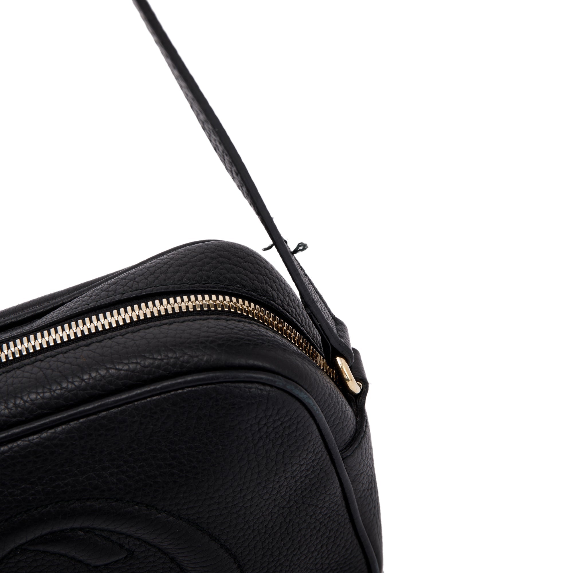 Gucci Black Leather Small Soho Disco Bag