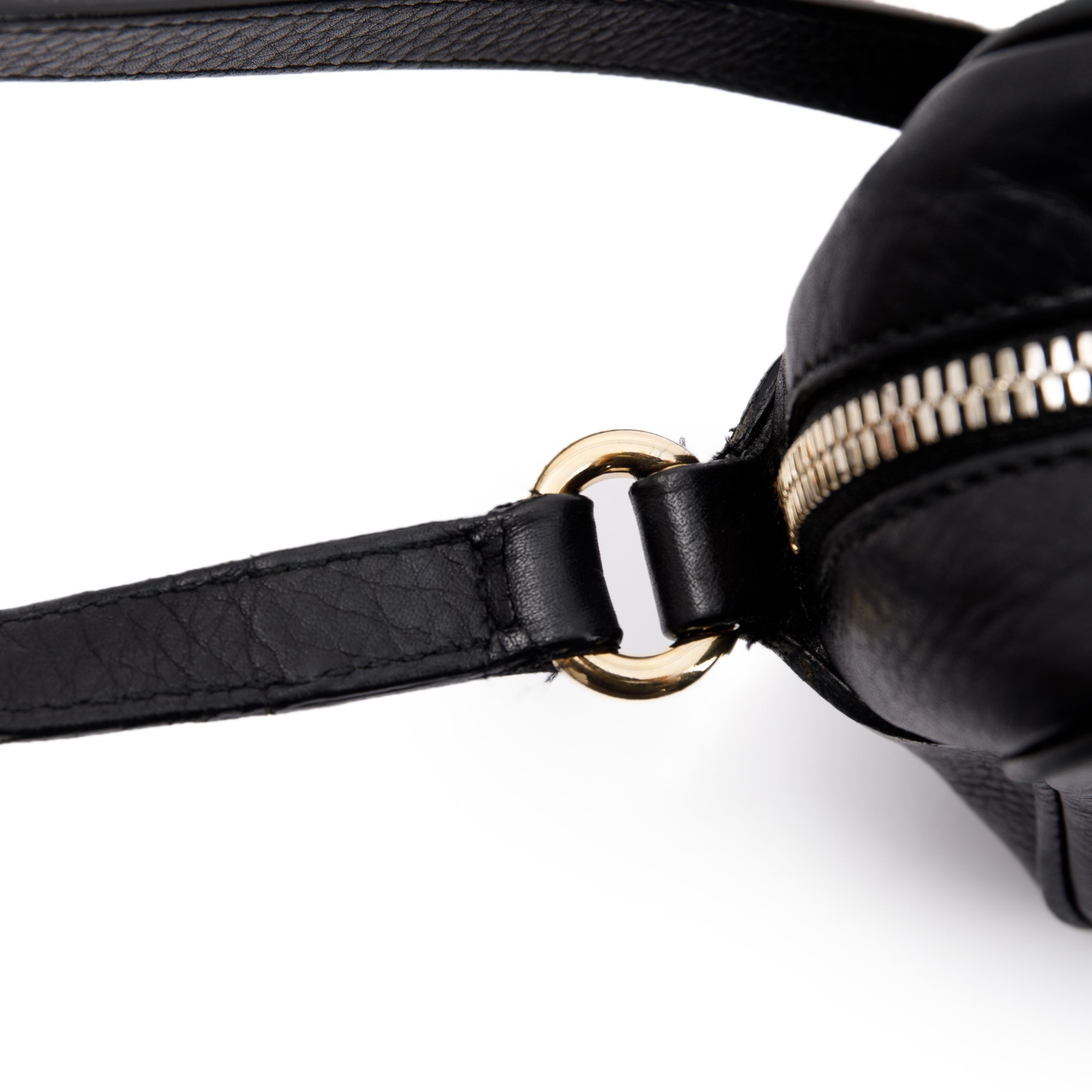 Gucci Black Leather Small Soho Disco Bag ( Bag is missing)