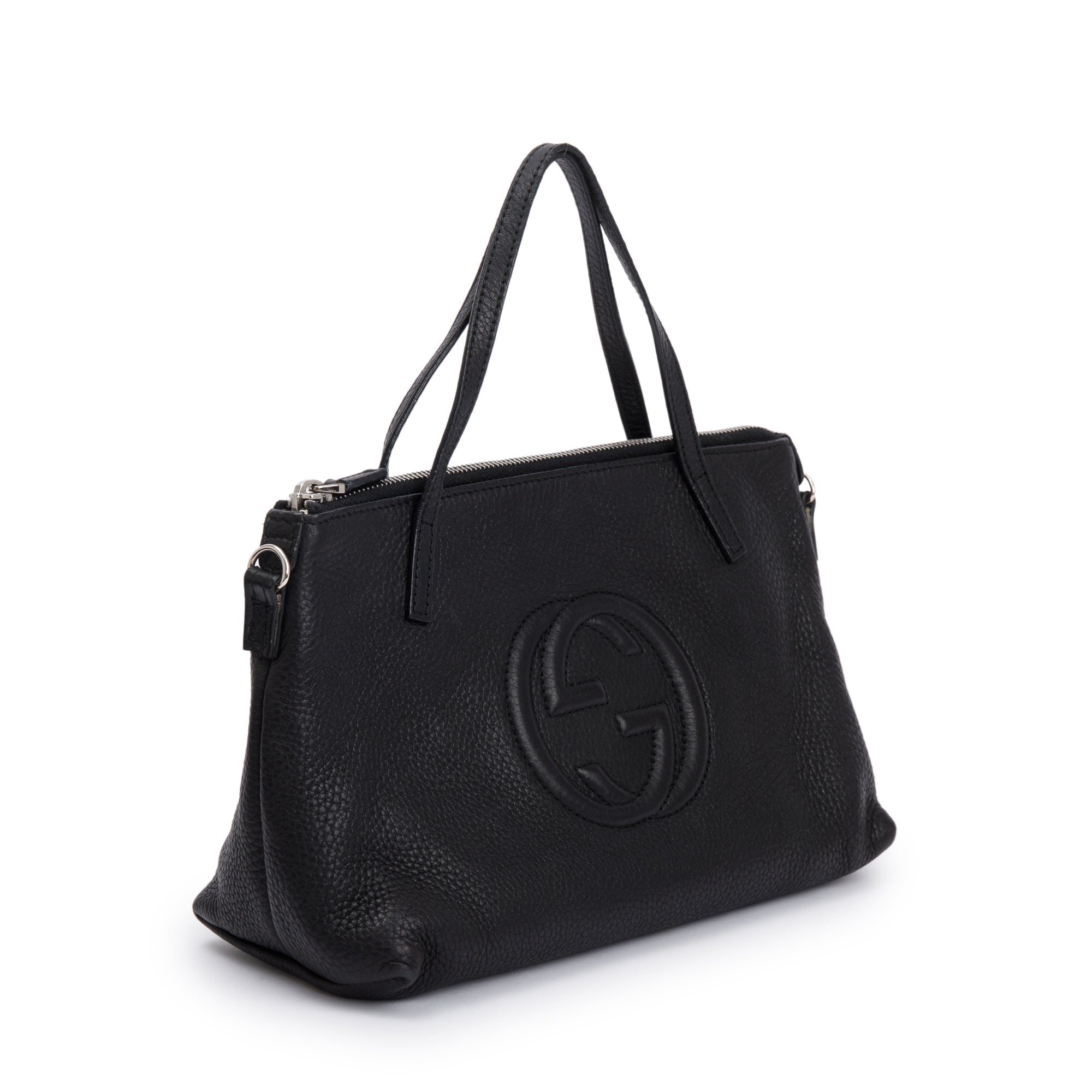 Gucci Black Leather Soho Kids Shoulder Bag