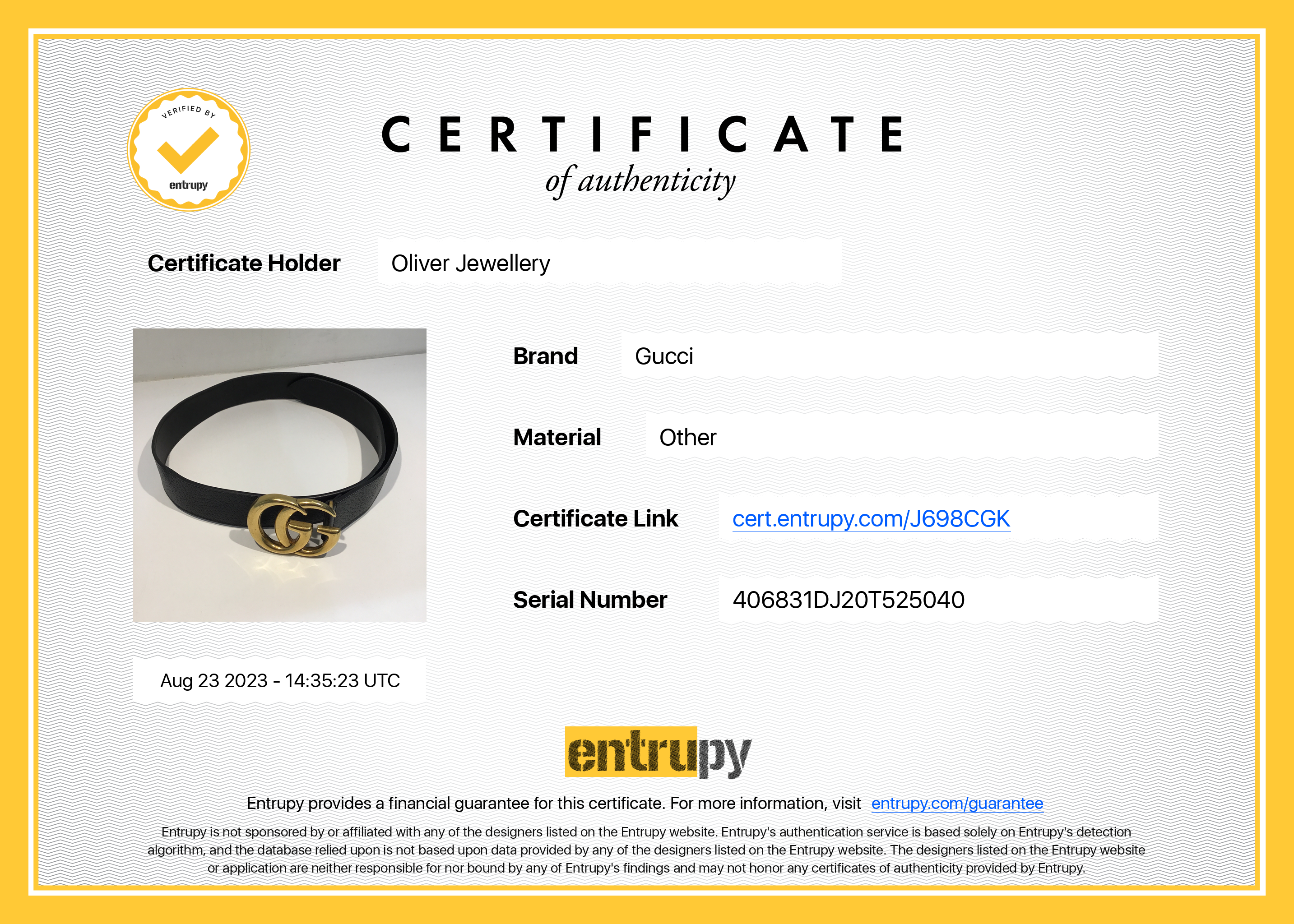 Gucci Black Leather Wide Belt with G Buckle