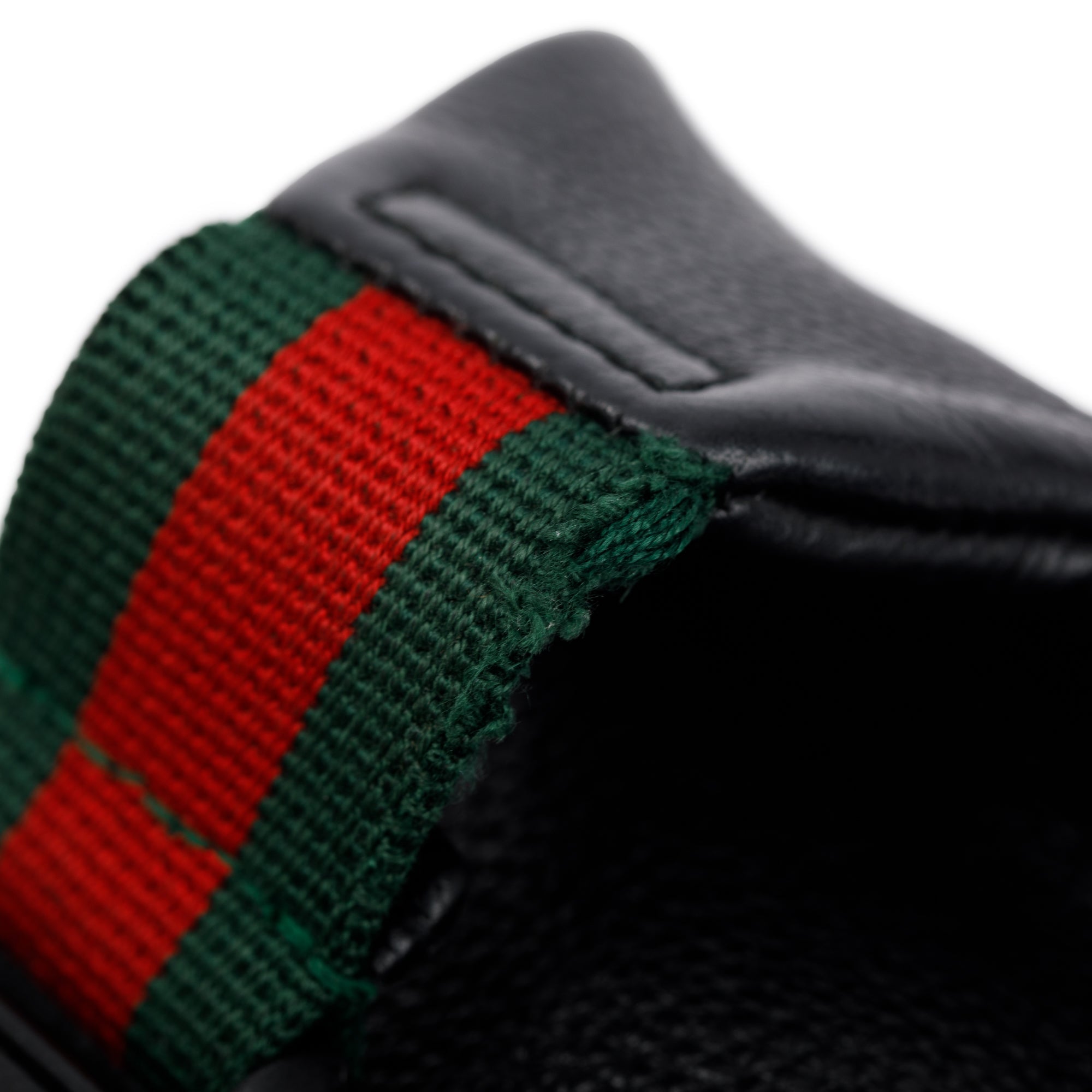 Gucci Black Logo Print Leather Large Belt Bag