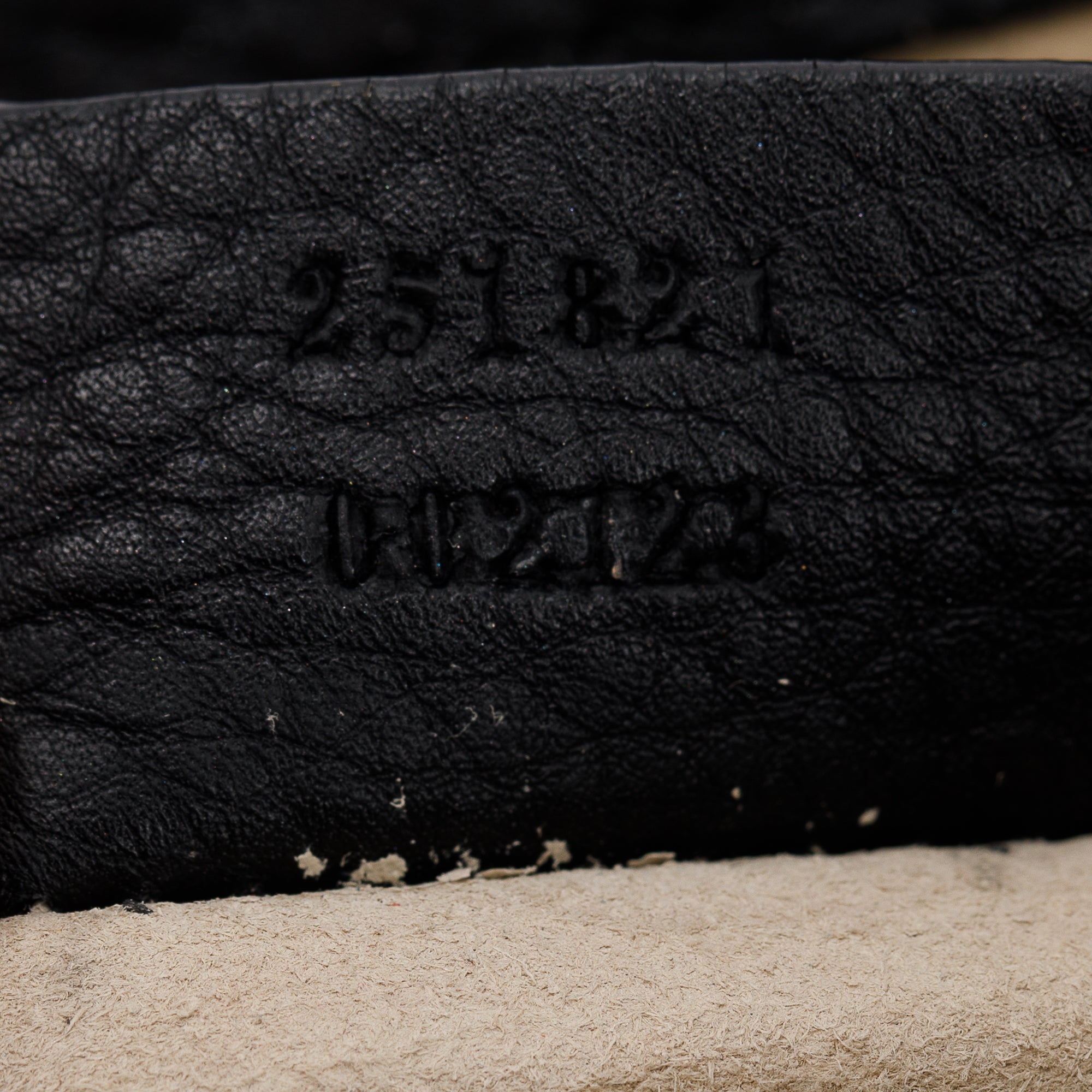 Gucci Black Pebbled Calfskin Leather Small 1973 Chain Shoulder Bag