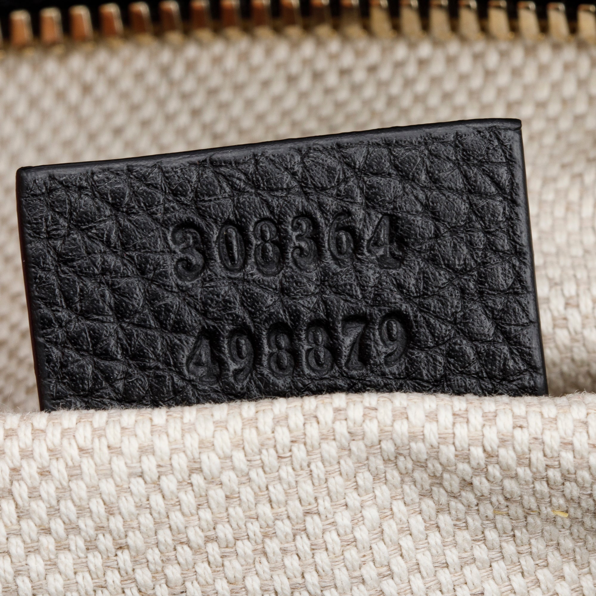 Gucci Black Pebbled Calfskin Leather Small Soho Disco Bag