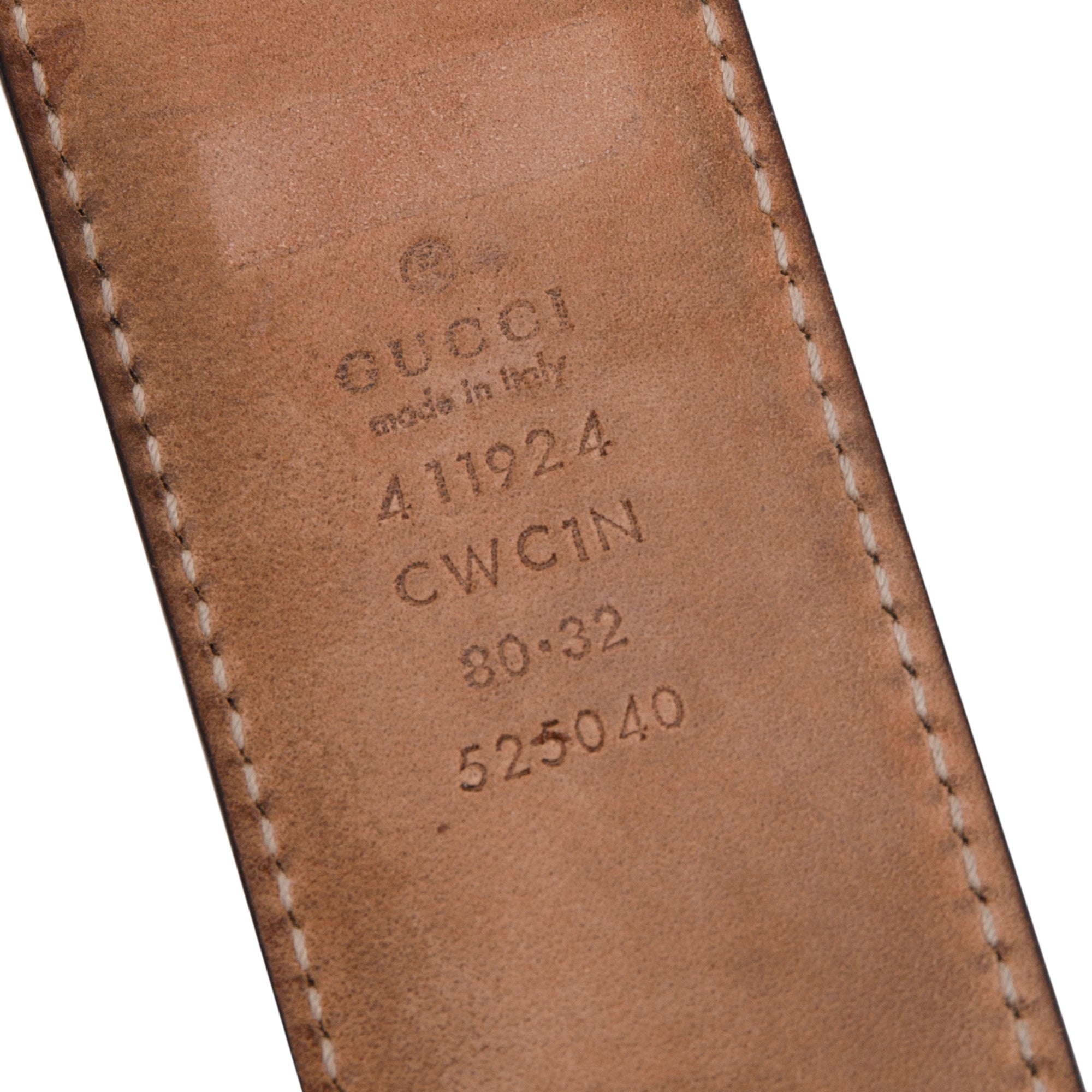 Gucci Black Signature Leather Belt with G Buckle