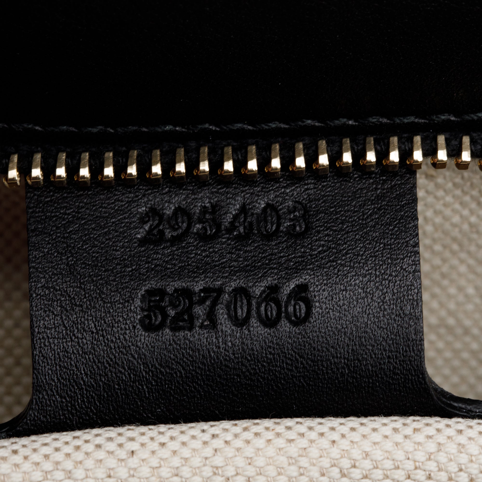 Gucci Black Signature Leather Large Emily Chain Shoulder Bag