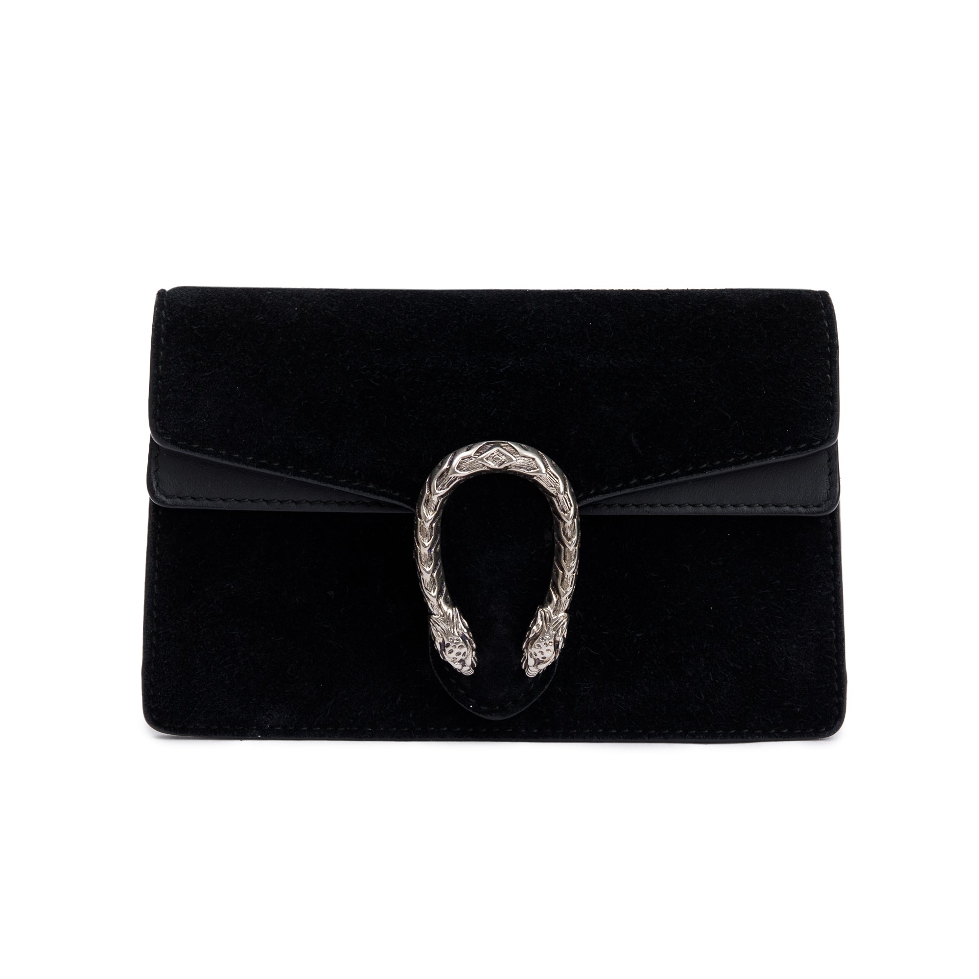 Gucci Black Suede Dionysus Super Mini Bag