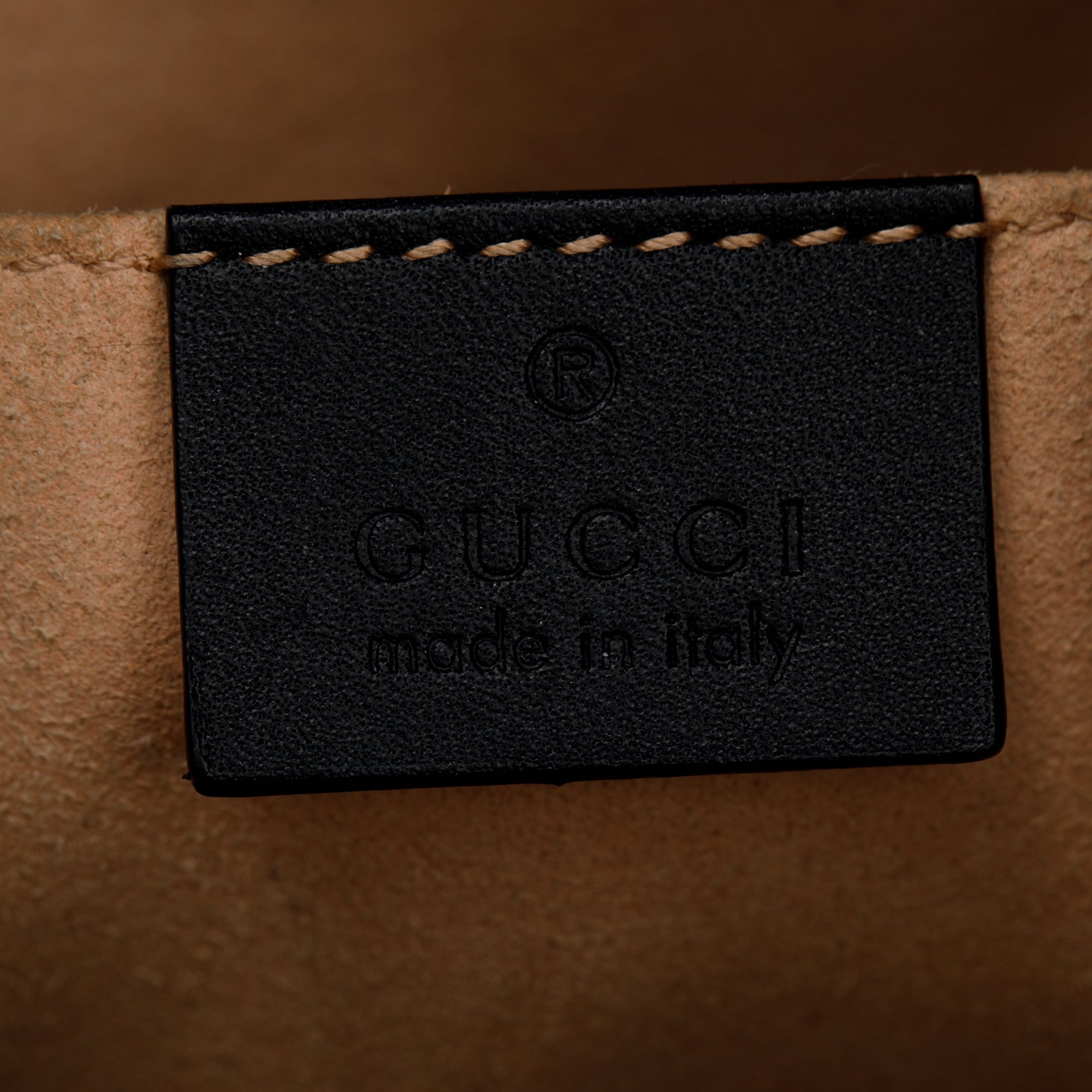 Gucci Black Suede Ophidia GG Small Bucket Bag w/ Strap