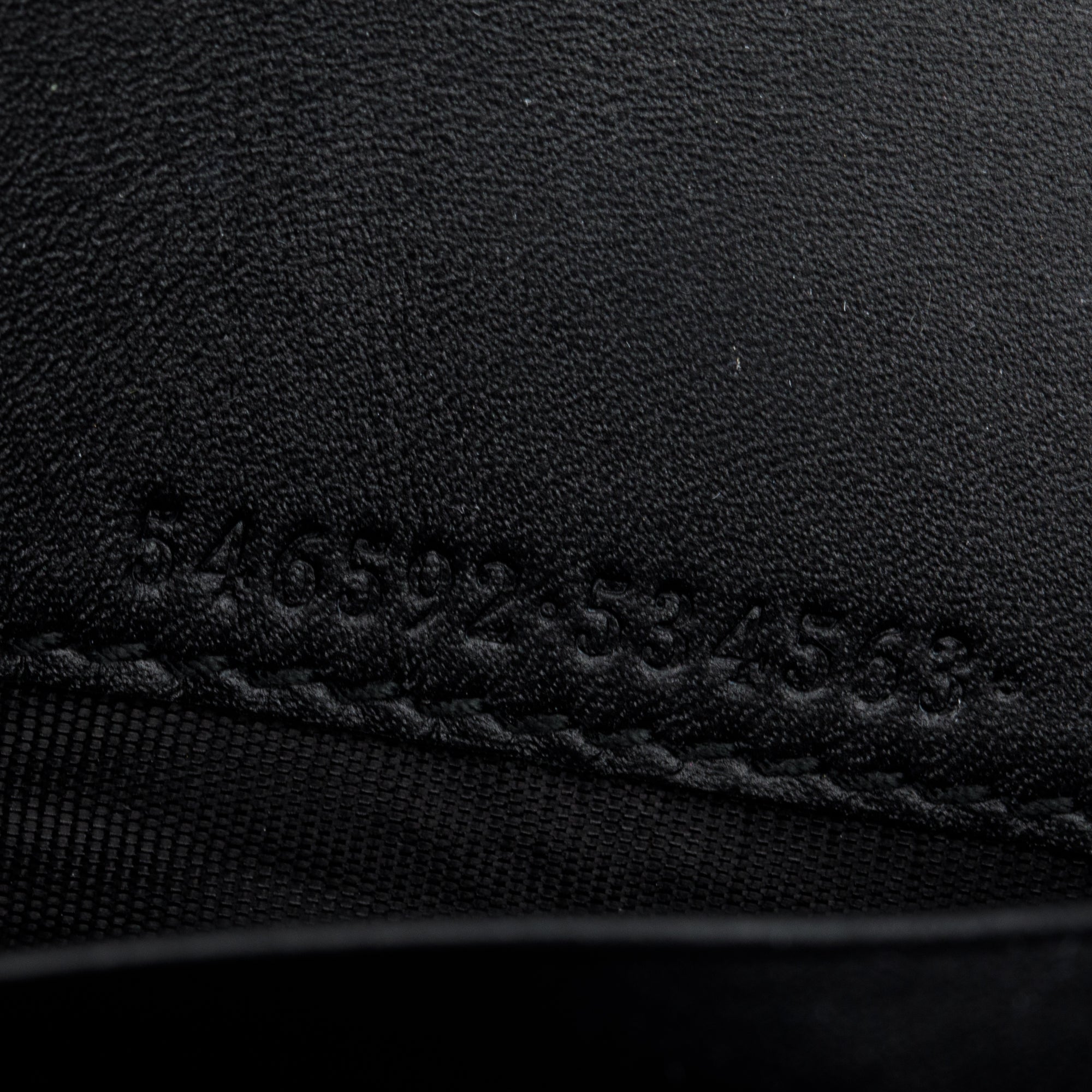 Gucci Black Suede Ophidia GG Web Wallet on Chain w/ Box