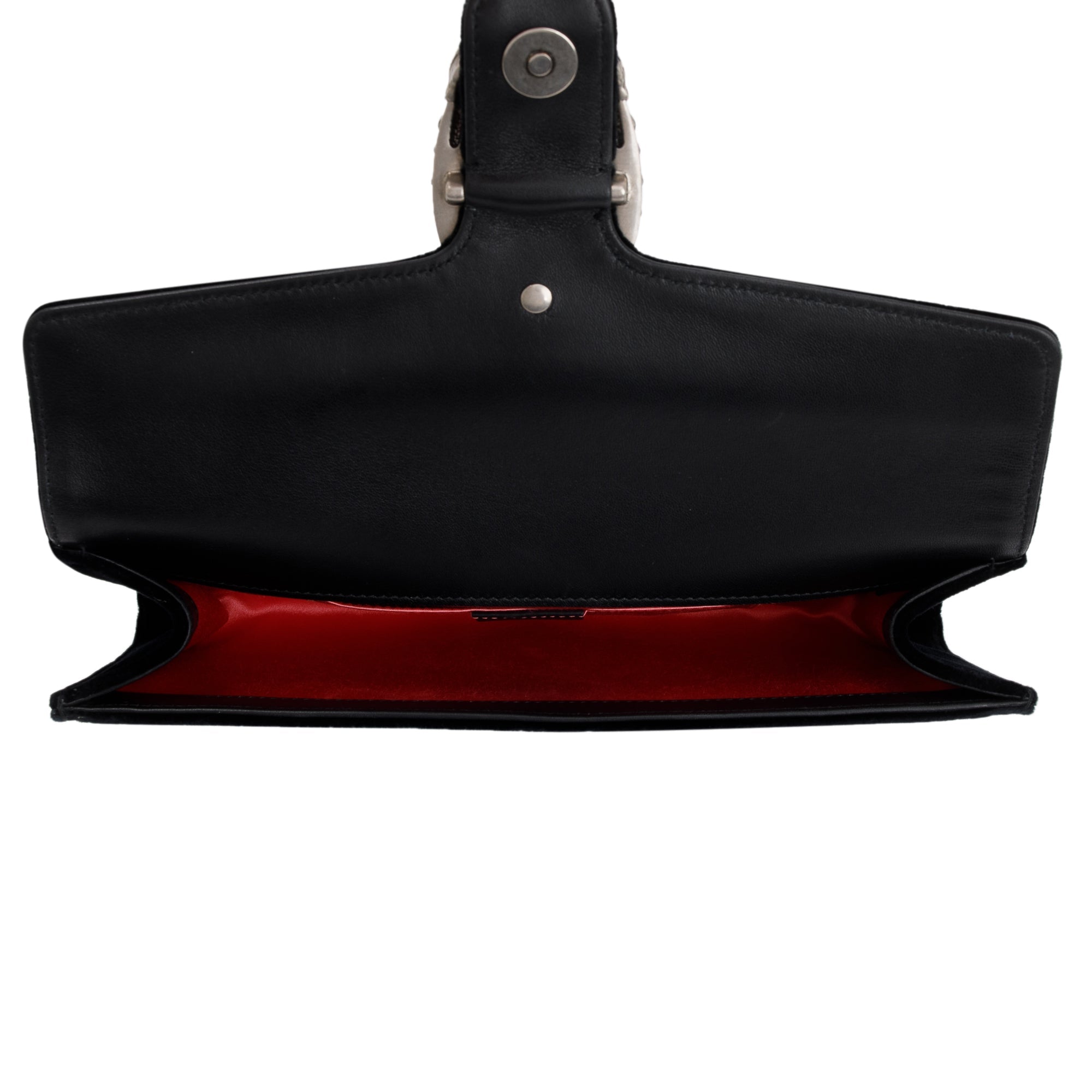 Gucci Black Velvet Dionysus Clutch