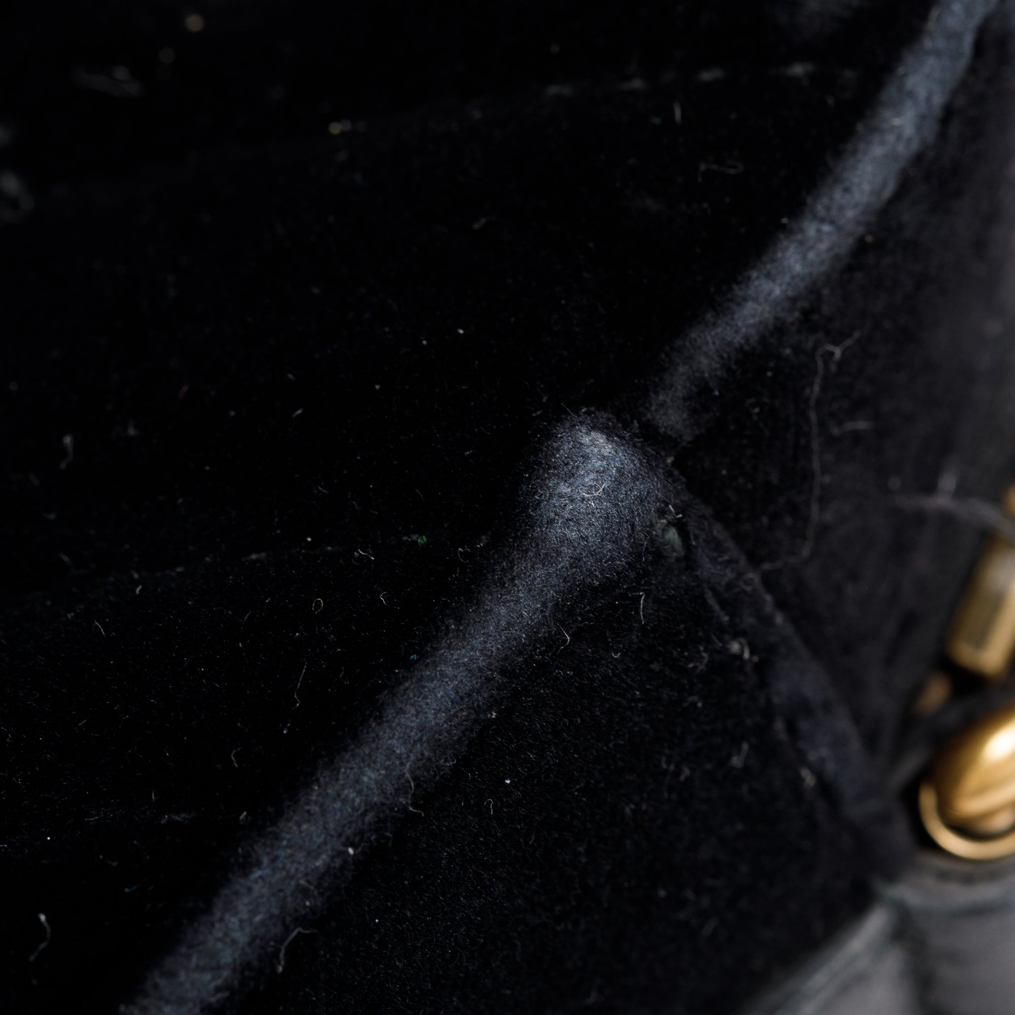 Gucci Black Velvet GG Marmont Matelasse Crystal Mini Shoulder Bag w/ Box & Receipt