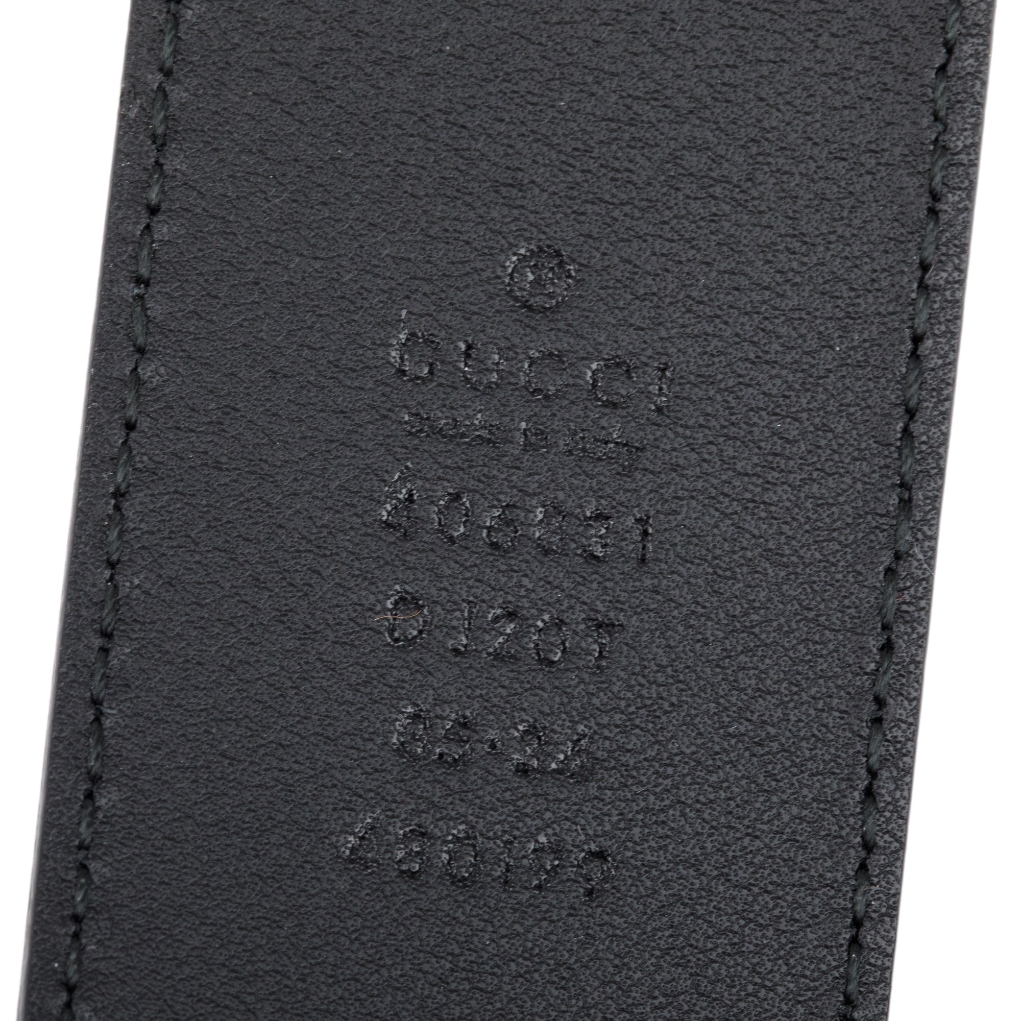 Gucci Black Wide Leather Belt with Double G Buckle 85 34 w/ Box