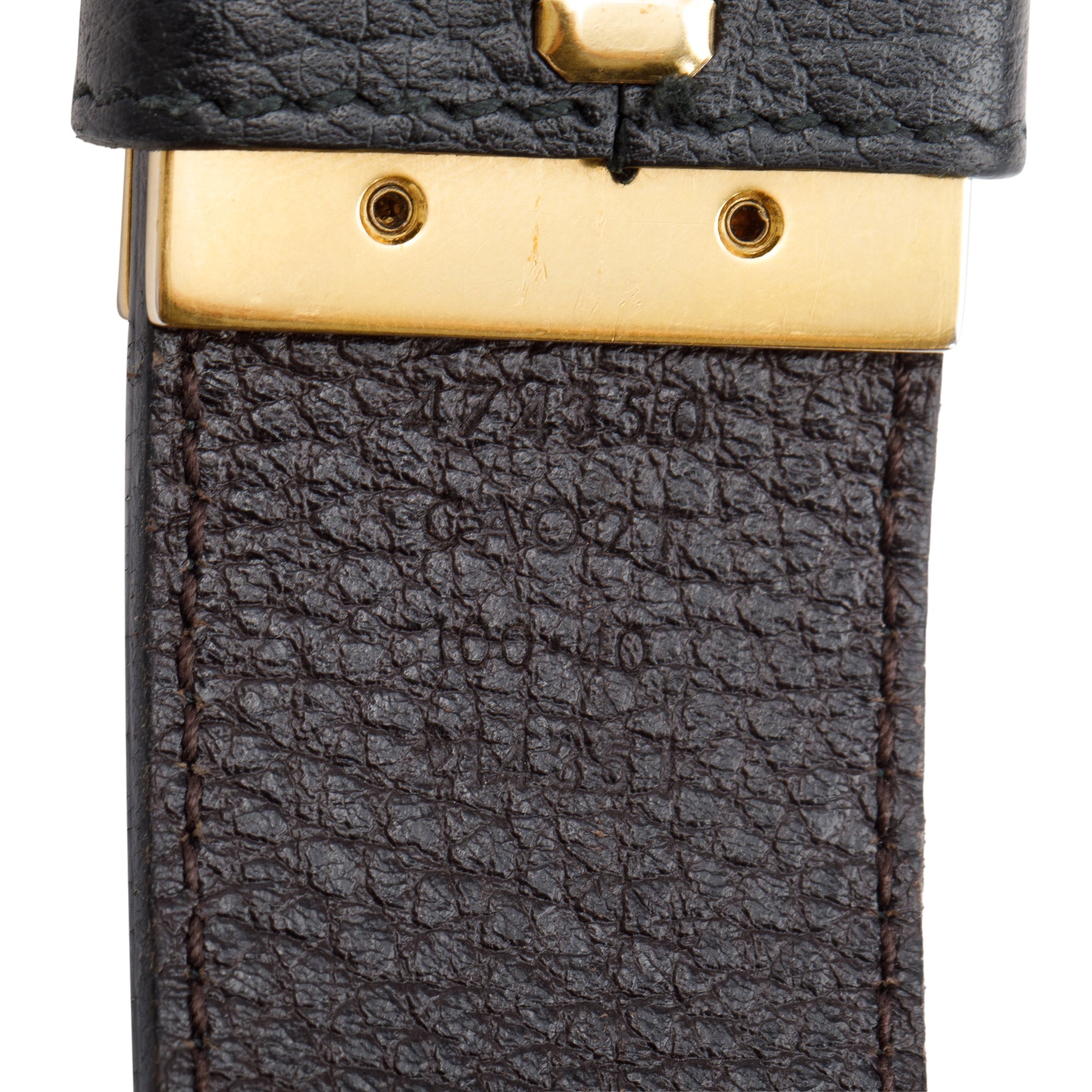 Gucci Black/Brown Reversible Leather Belt with Double G Buckle 100 40 w/ Box