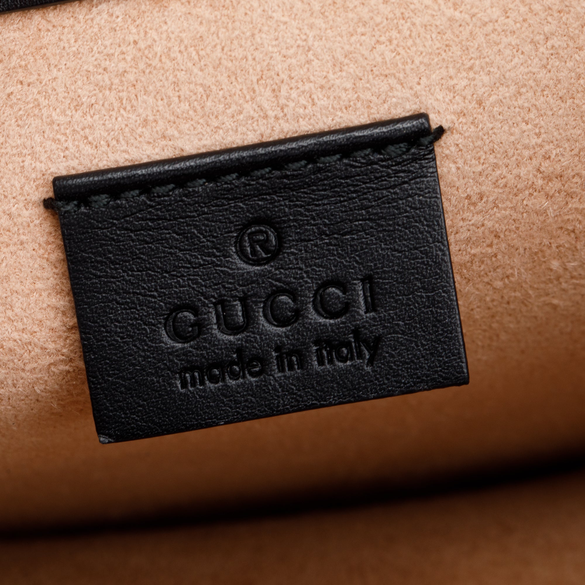 Gucci Black/Gold Calfskin Leather GG Supreme Osiride Crossbody Bag