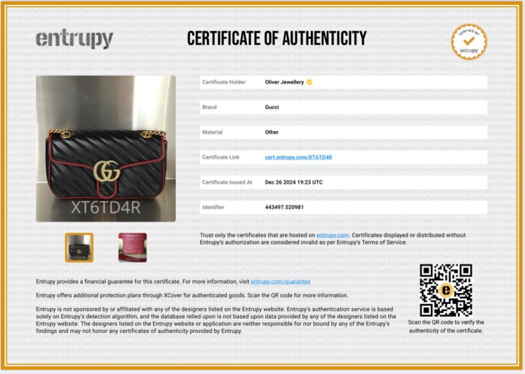 Gucci Black/Red GG Marmont Matelasse Leather Torchon Small Shoulder Bag