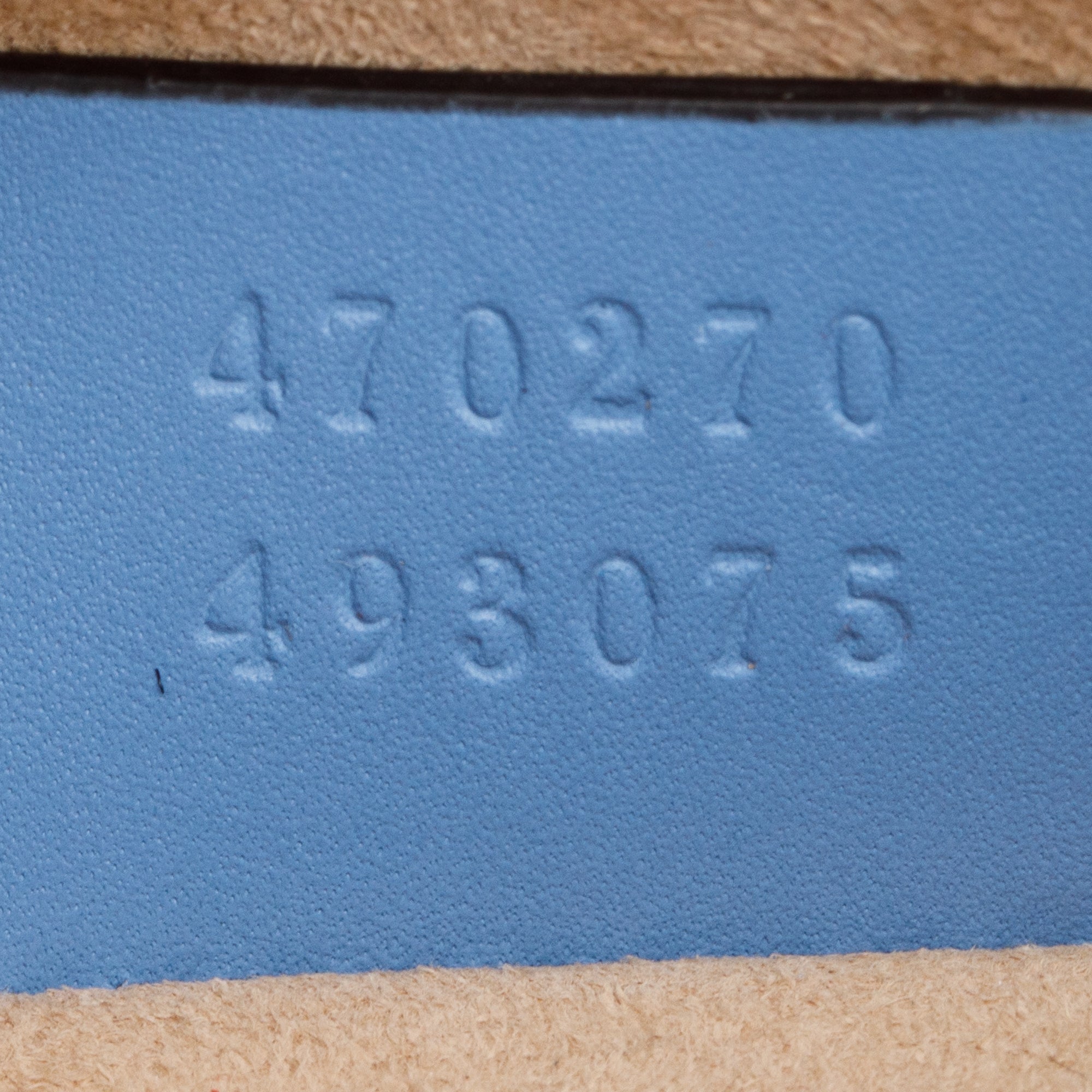 Gucci Blue Calfskin Leather Mini Sylvie Handle Bag w/ Straps