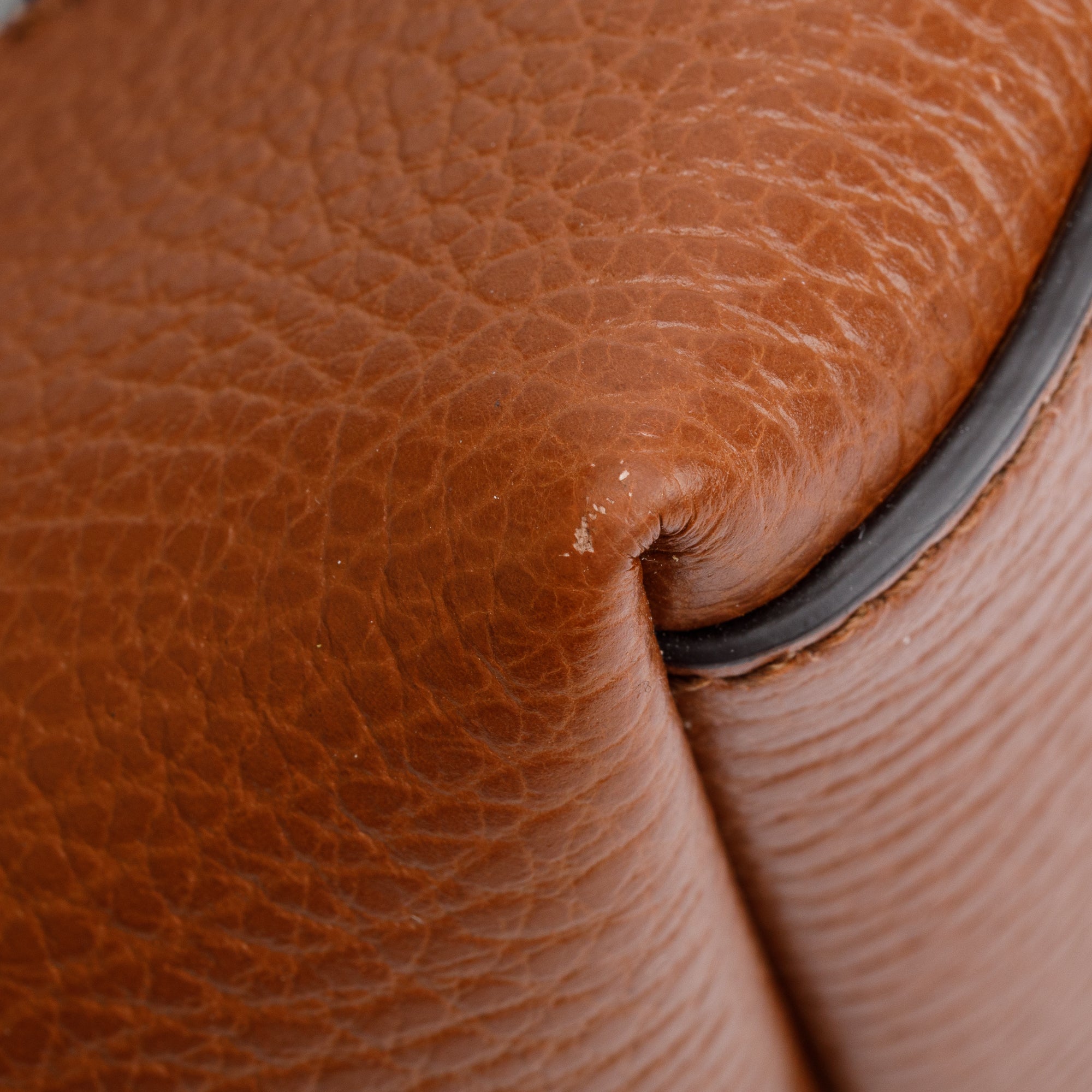 Gucci Blue GG Denim Brown Leather Trim Ophidia GG Medium Tote