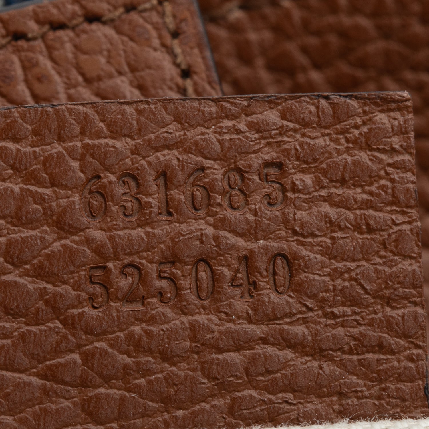 Gucci Blue GG Denim Brown Leather Trim Ophidia GG Medium Tote