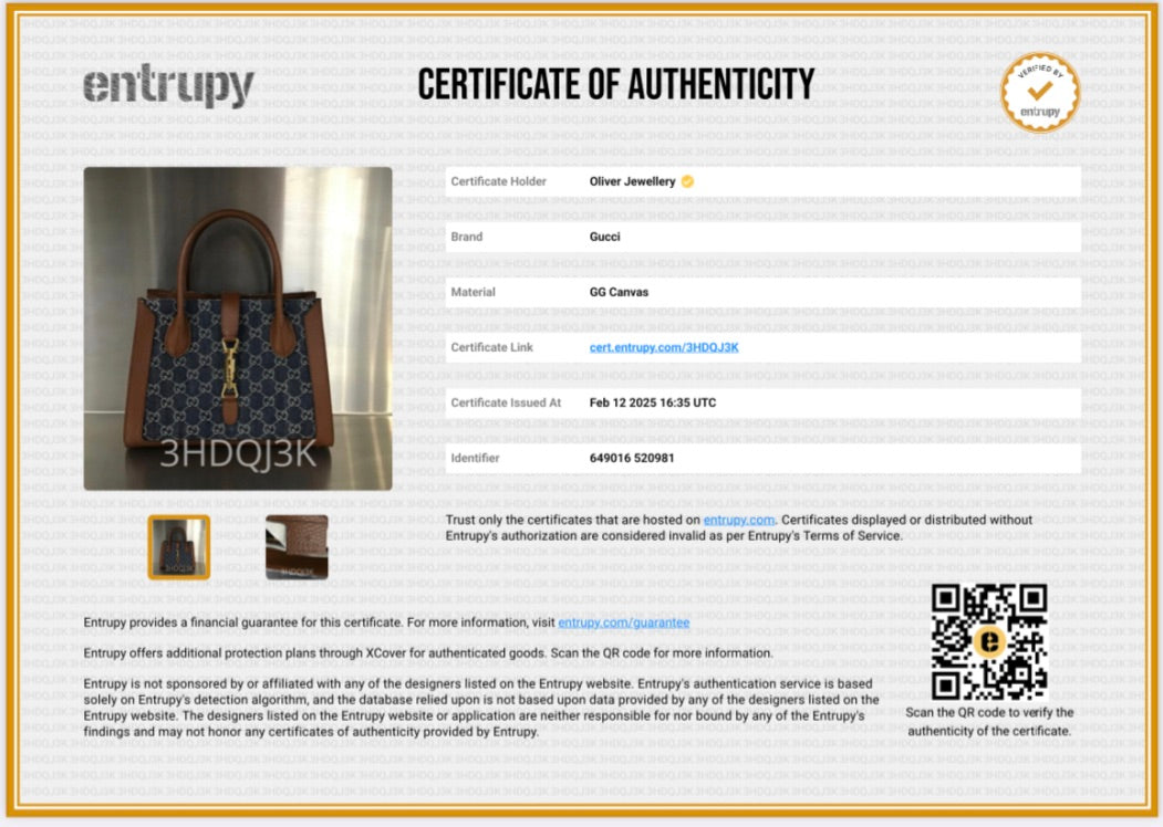 Gucci Blue GG Denim Medium Jackie 1961 Top Handle Tote Bag w/ Strap