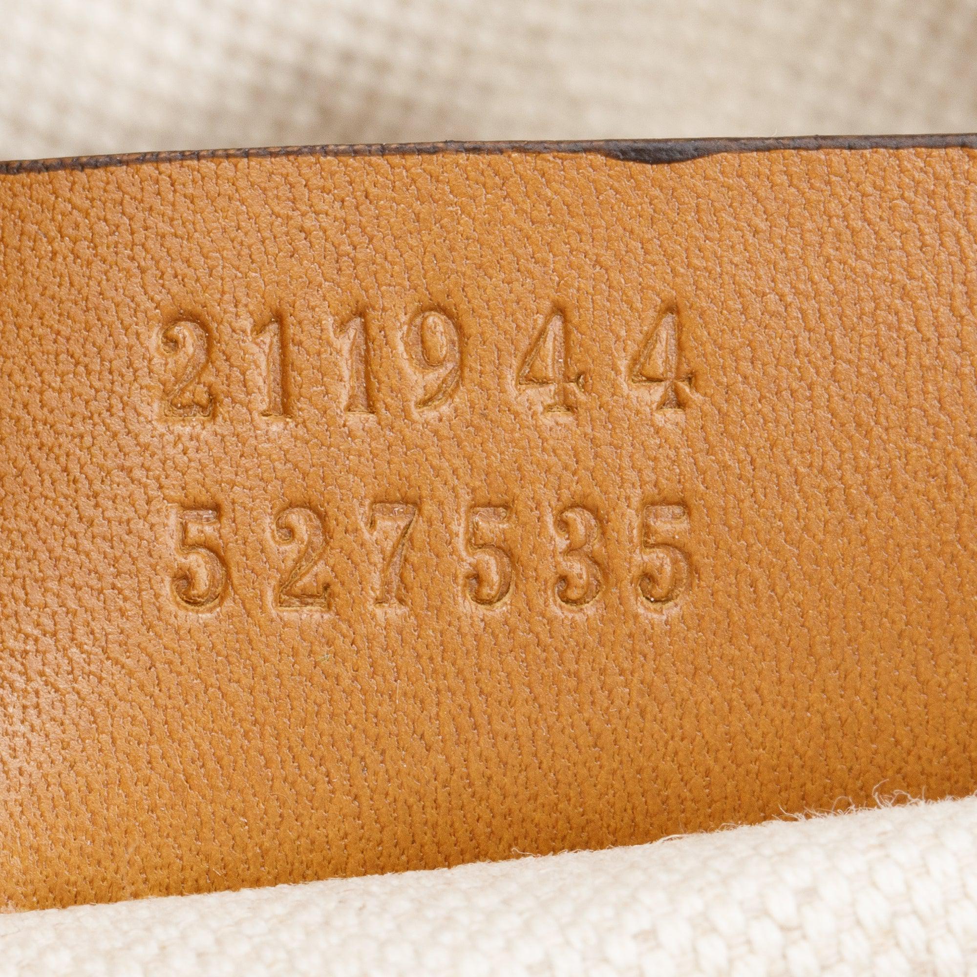 Gucci Blue GG Denim Medium Sukey Tote w/ Box