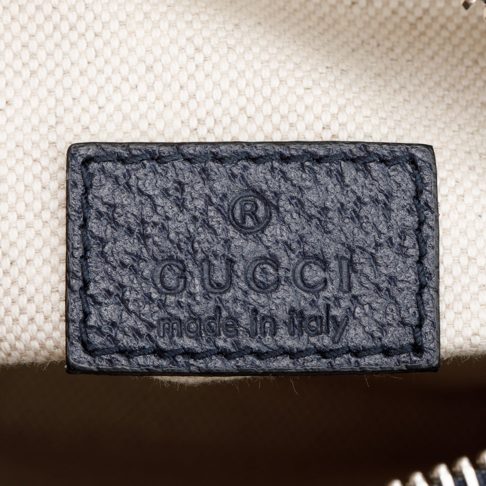 Gucci Blue GG Supreme Mini Bag with Interlocking G w/ Box