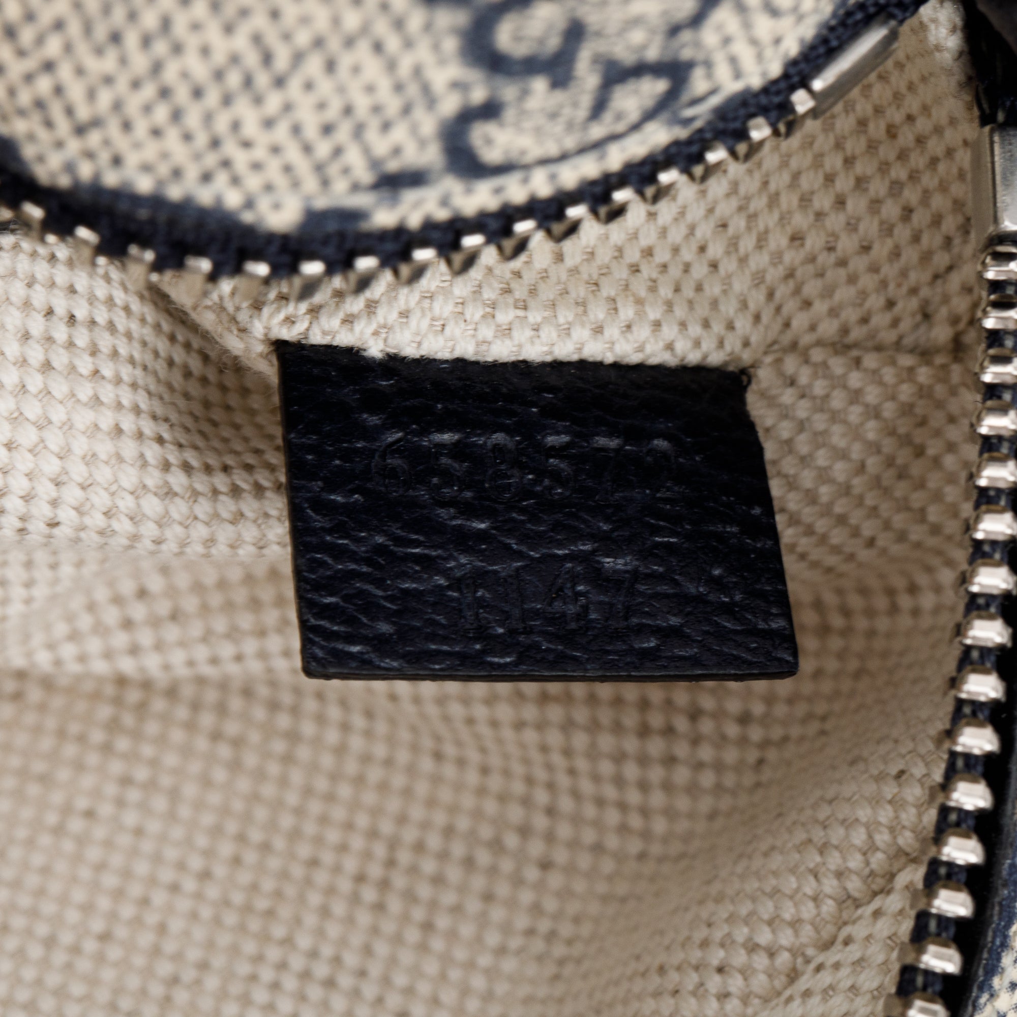 Gucci Blue GG Supreme Mini Bag with Interlocking G w/ Box