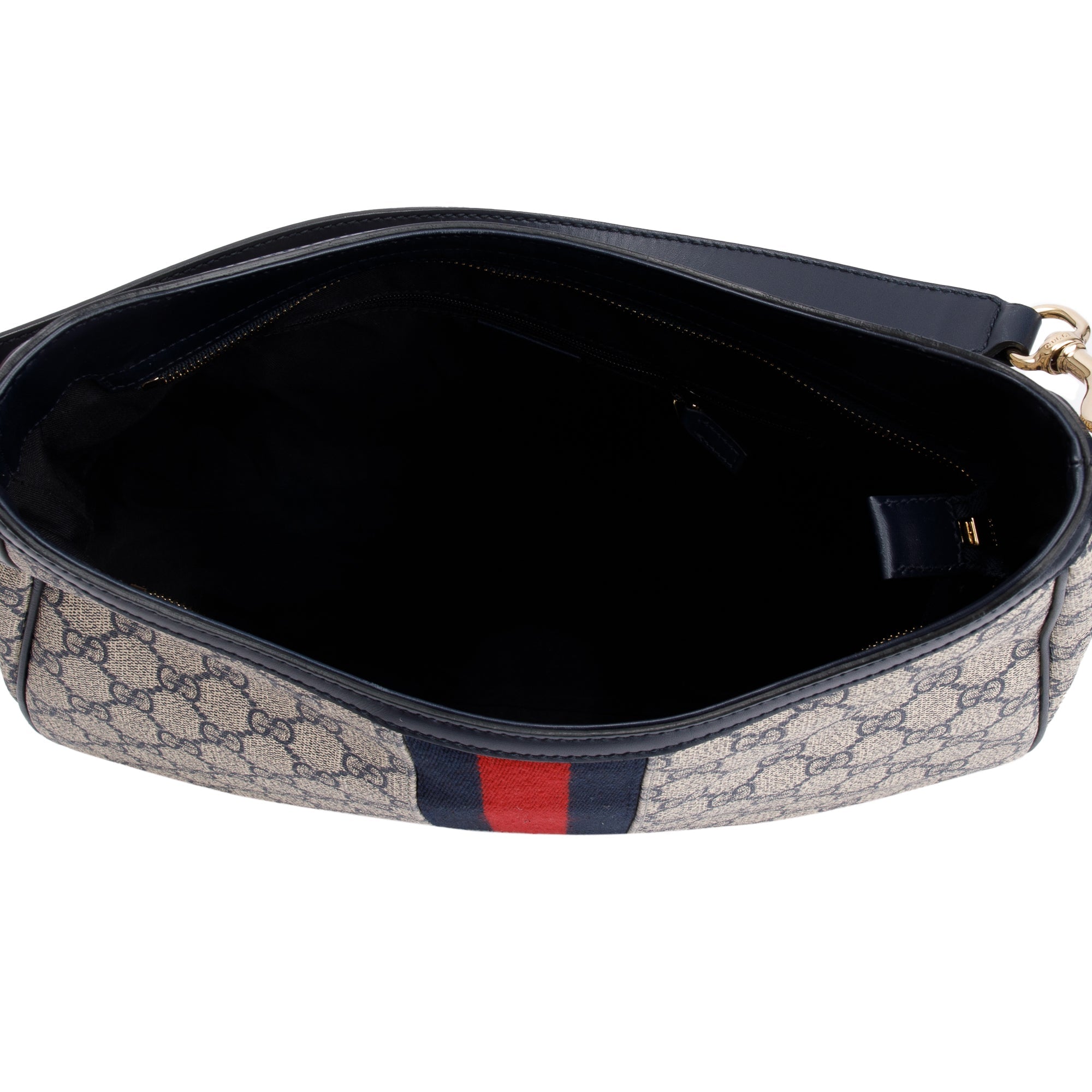 Gucci Blue GG Supreme Web Sherry Shoulder Bag