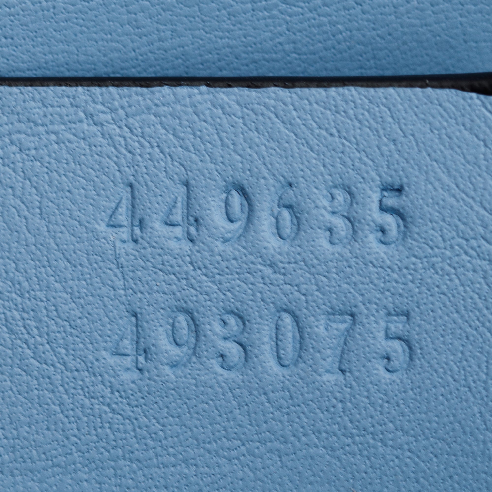 Gucci Blue Medium Microguccissima Emily Chain Shoulder Bag