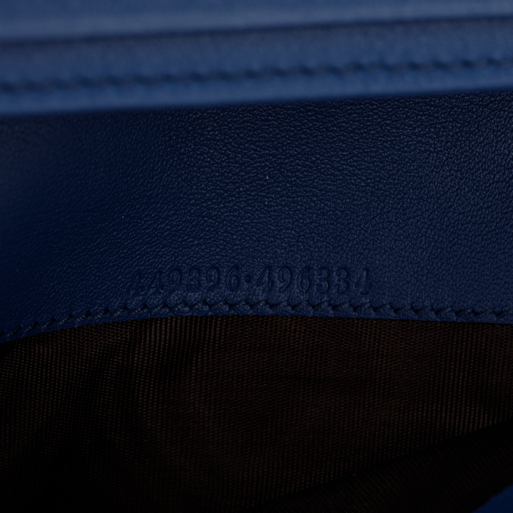 Gucci Blue Microguccissima Leather Continental Flap Wallet w/ Box