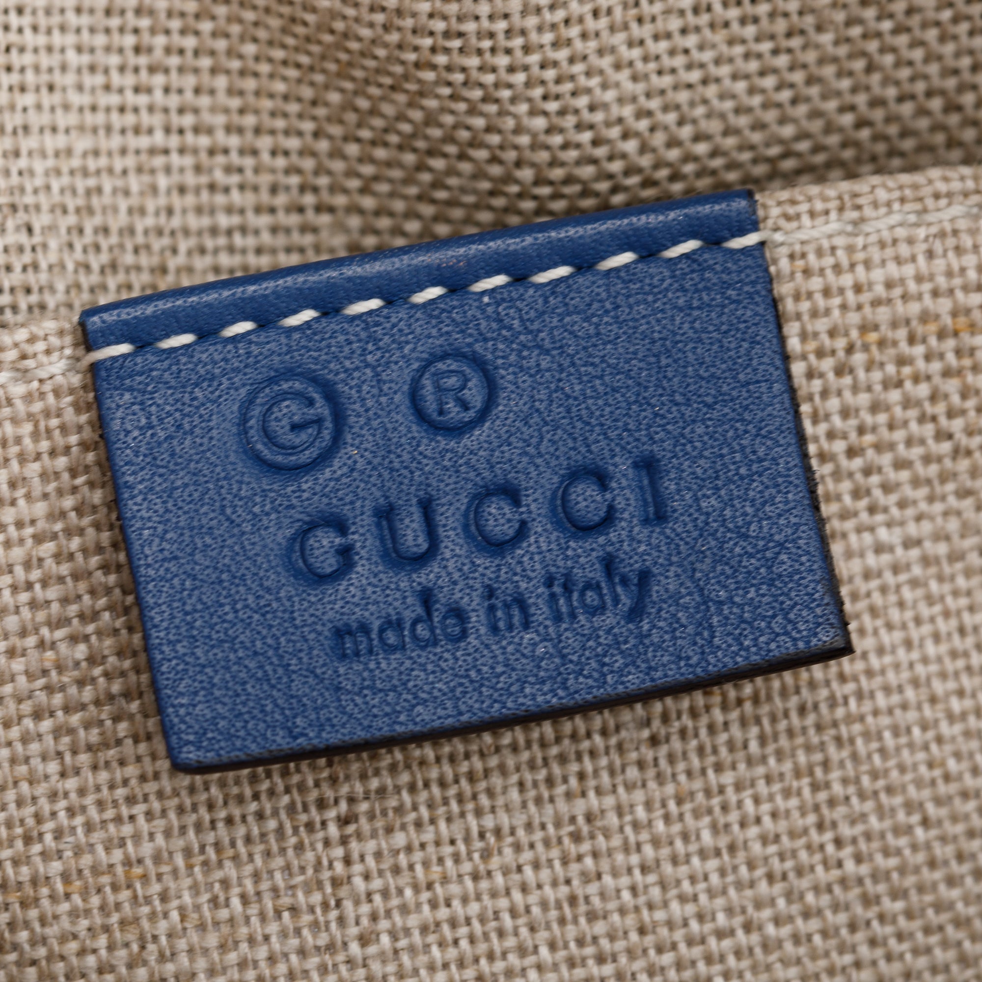 Gucci Blue Microguccissima Leather Mini Dome Bag w/ Strap