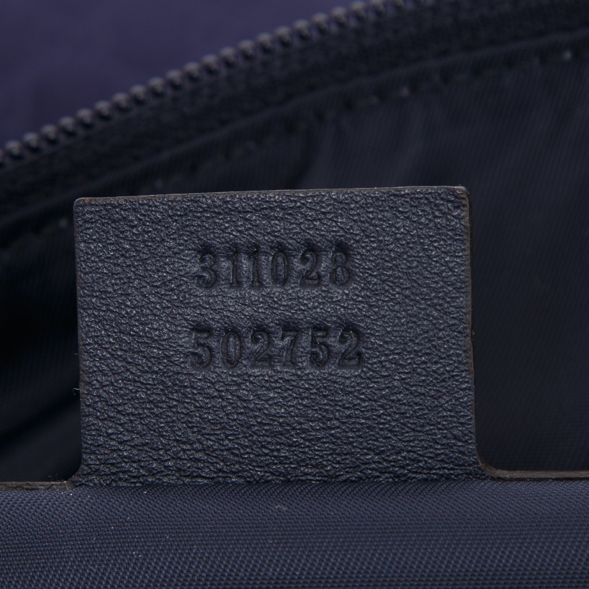 Gucci Blue Microguccissima Nylon Kid's Gym Bag