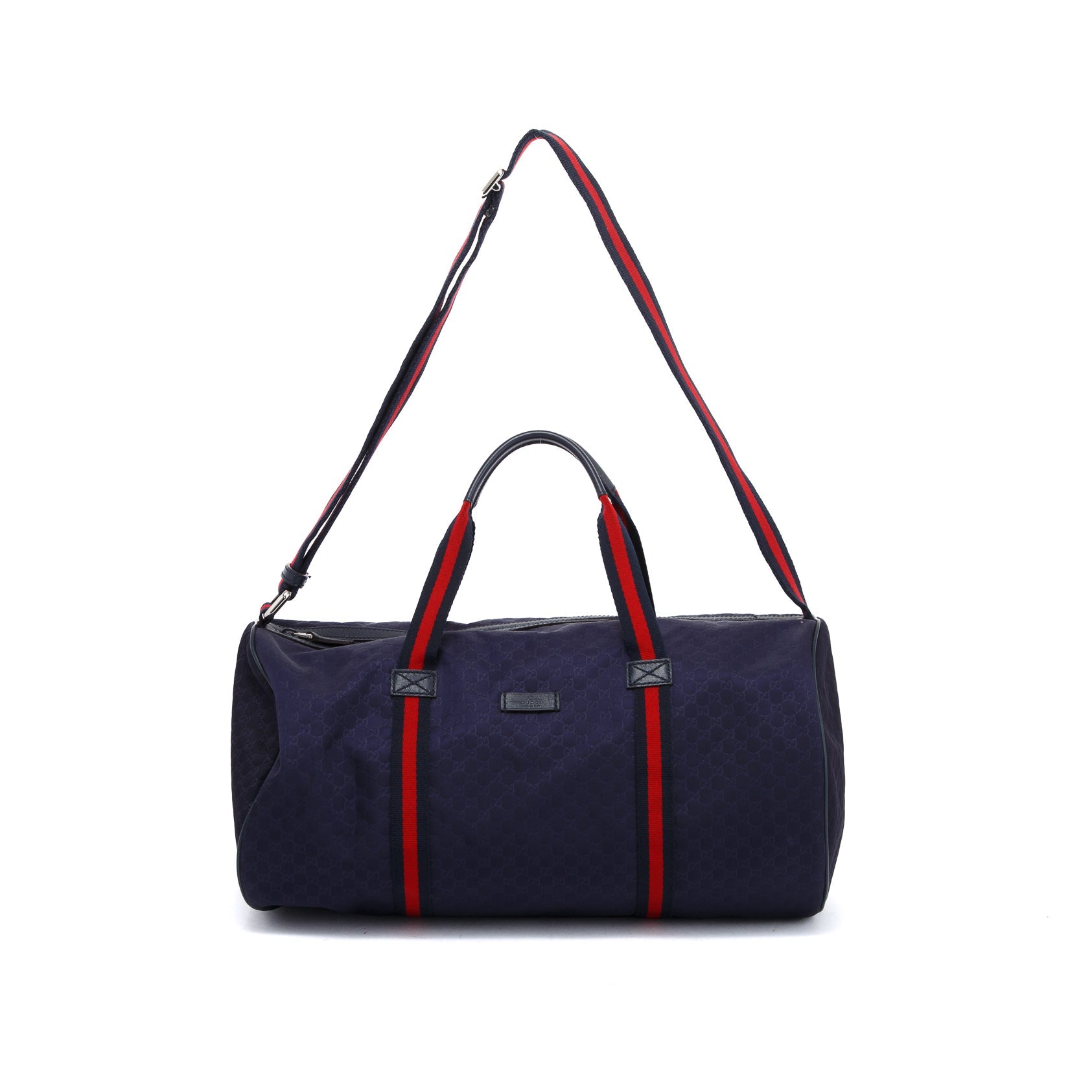 Gucci Blue Microguccissima Nylon Kid's Gym Bag