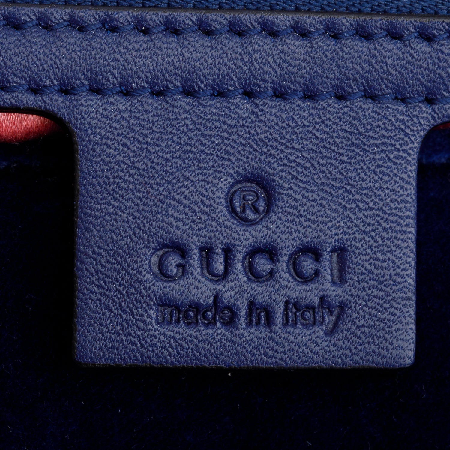 Gucci Blue Velvet Matelasse GG Marmont Medium Shoulder Bag