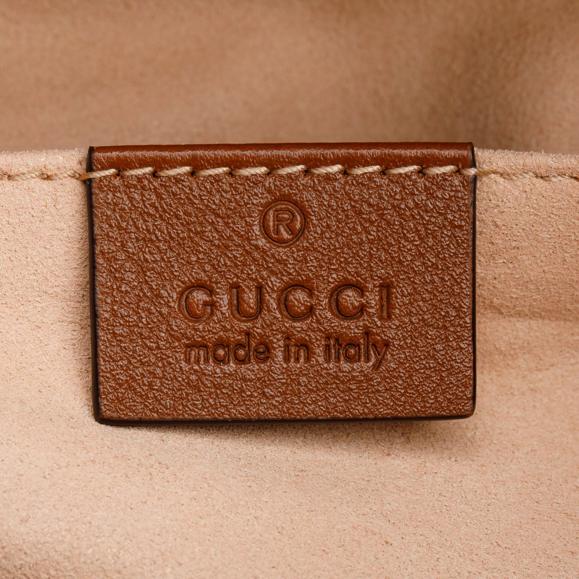 Gucci Brown Calfskin Leather Diana Small Tote Bag w/ Strap