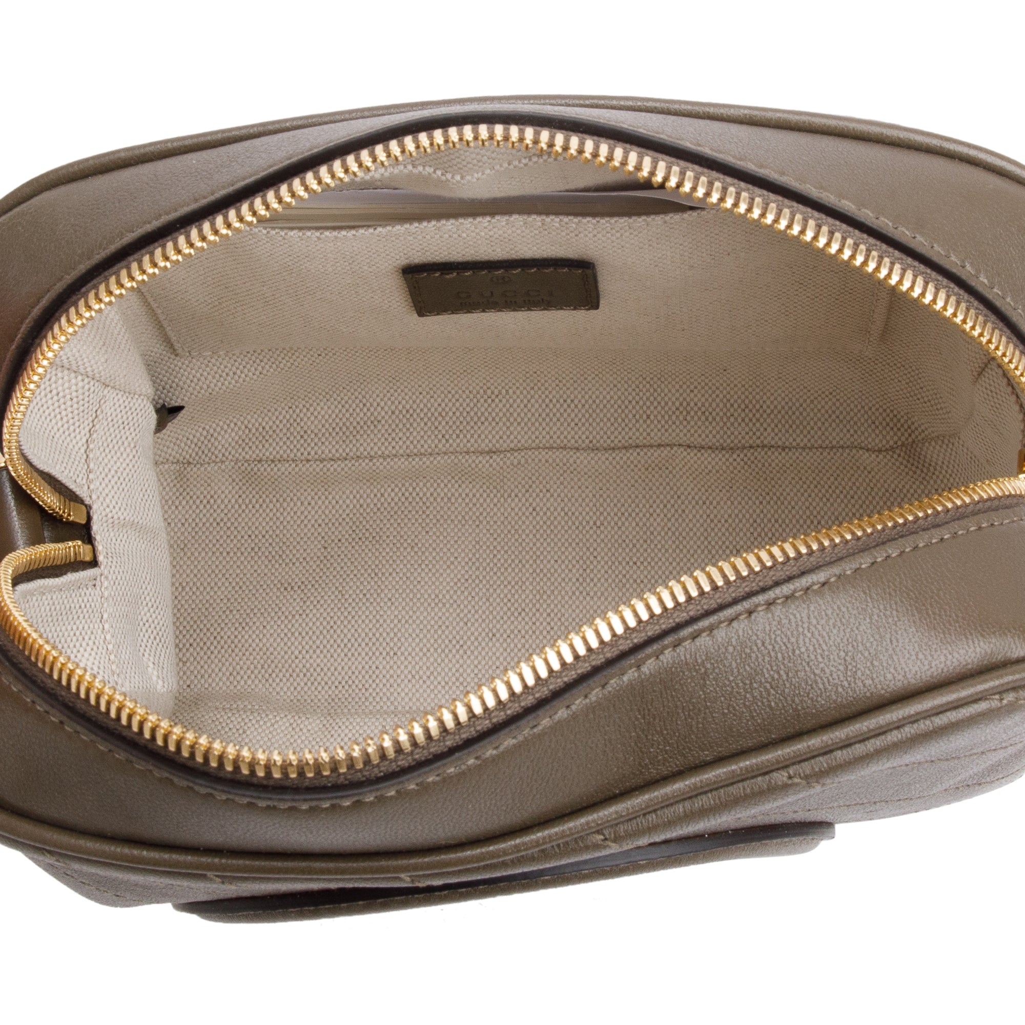 Gucci Brown Calfskin Leather Mini Blondie Shoulder Bag