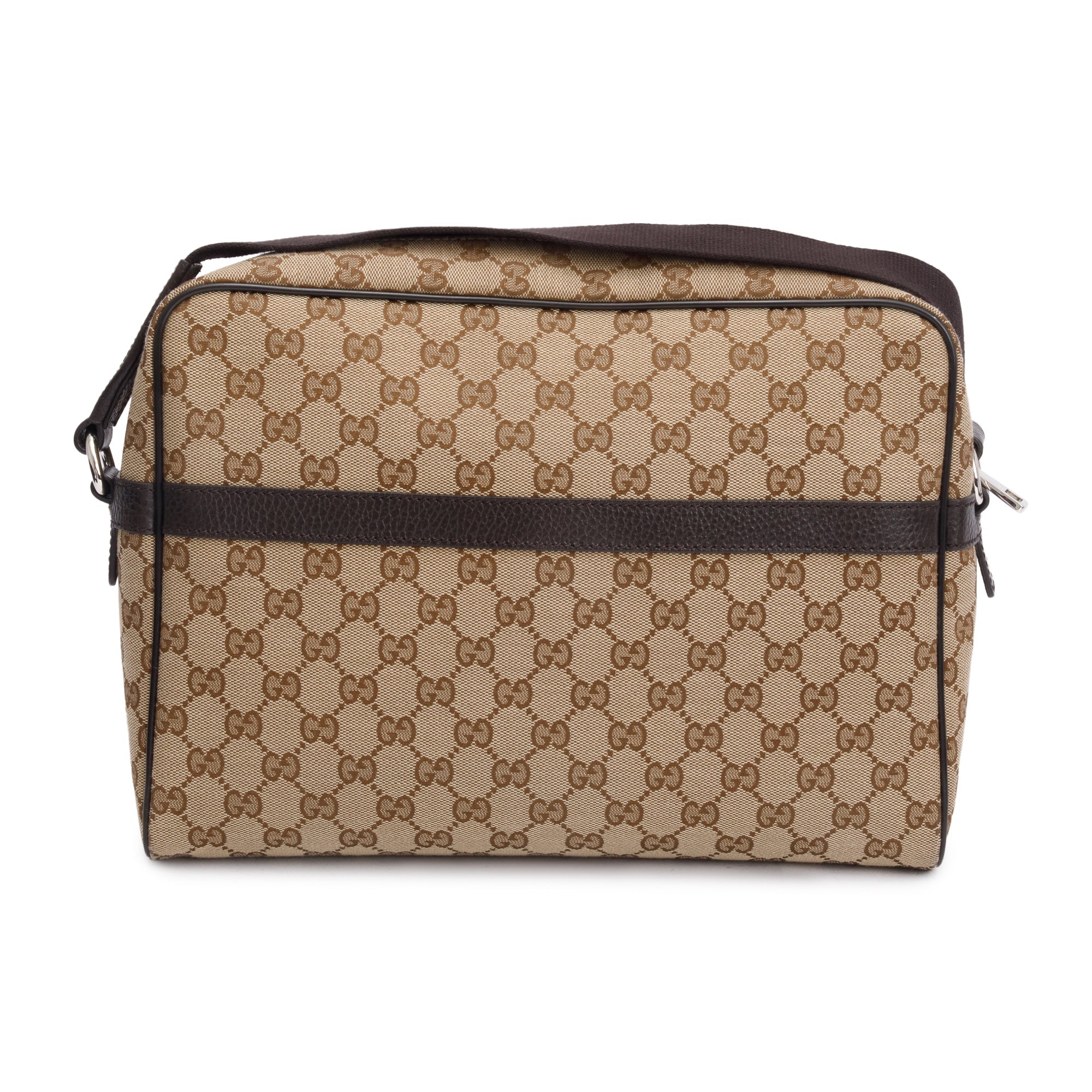 Gucci Brown GG Canvas Messenger Bag