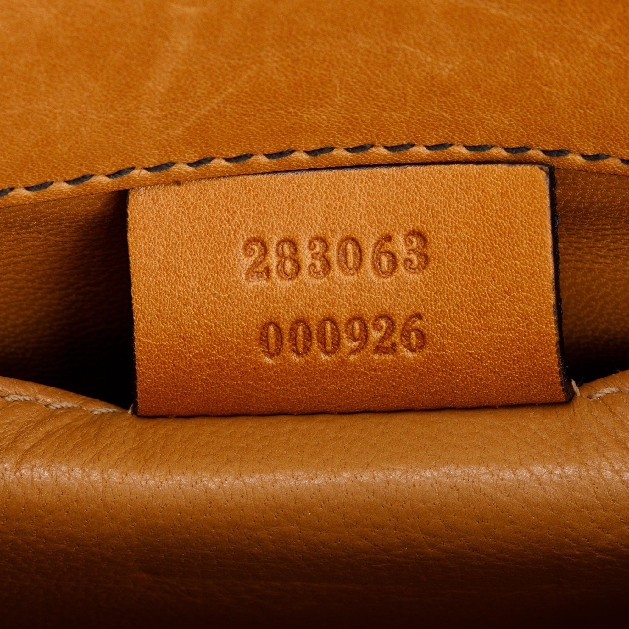 Gucci Brown Leather Small Emily Chain Shoulder Bag