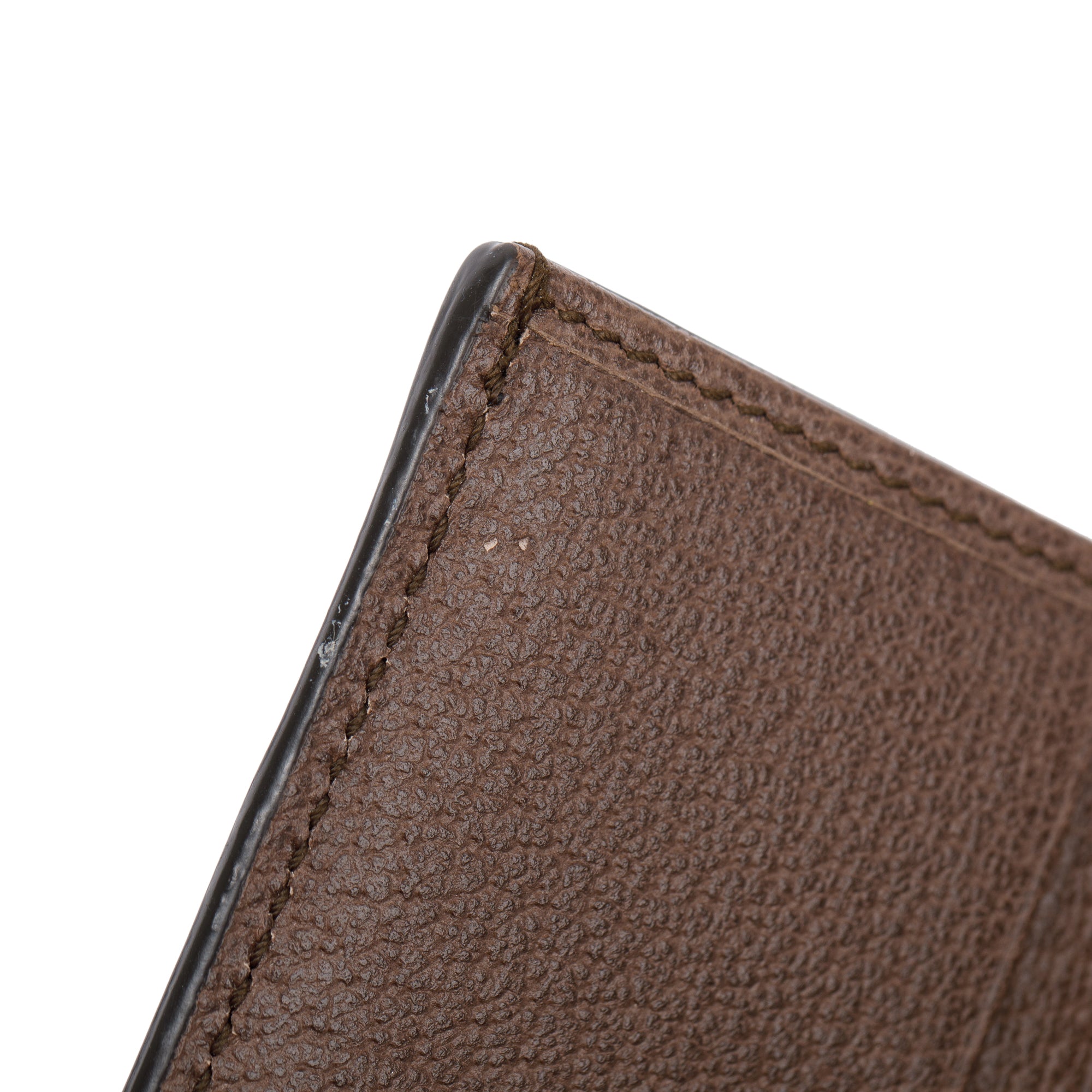 Gucci Brown Ophidia GG Supreme Canvas Card Case Wallet w/ Box