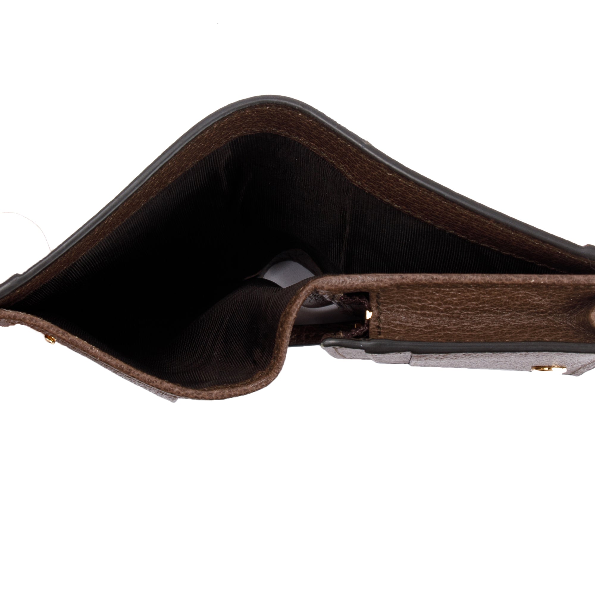 Gucci Brown Ophidia GG Supreme Canvas Card Case Wallet w/ Box