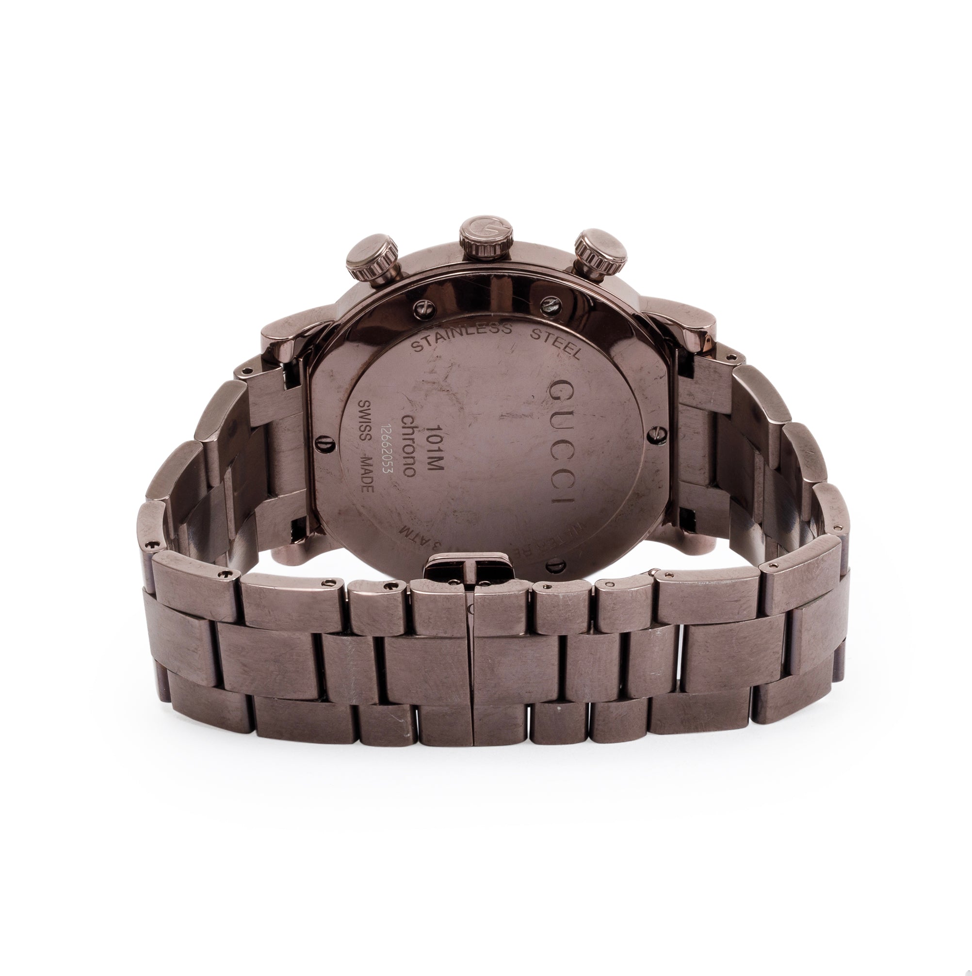 Gucci Brown PVD Stainless Steel G-Chrono 44 MM Watch w/ Box