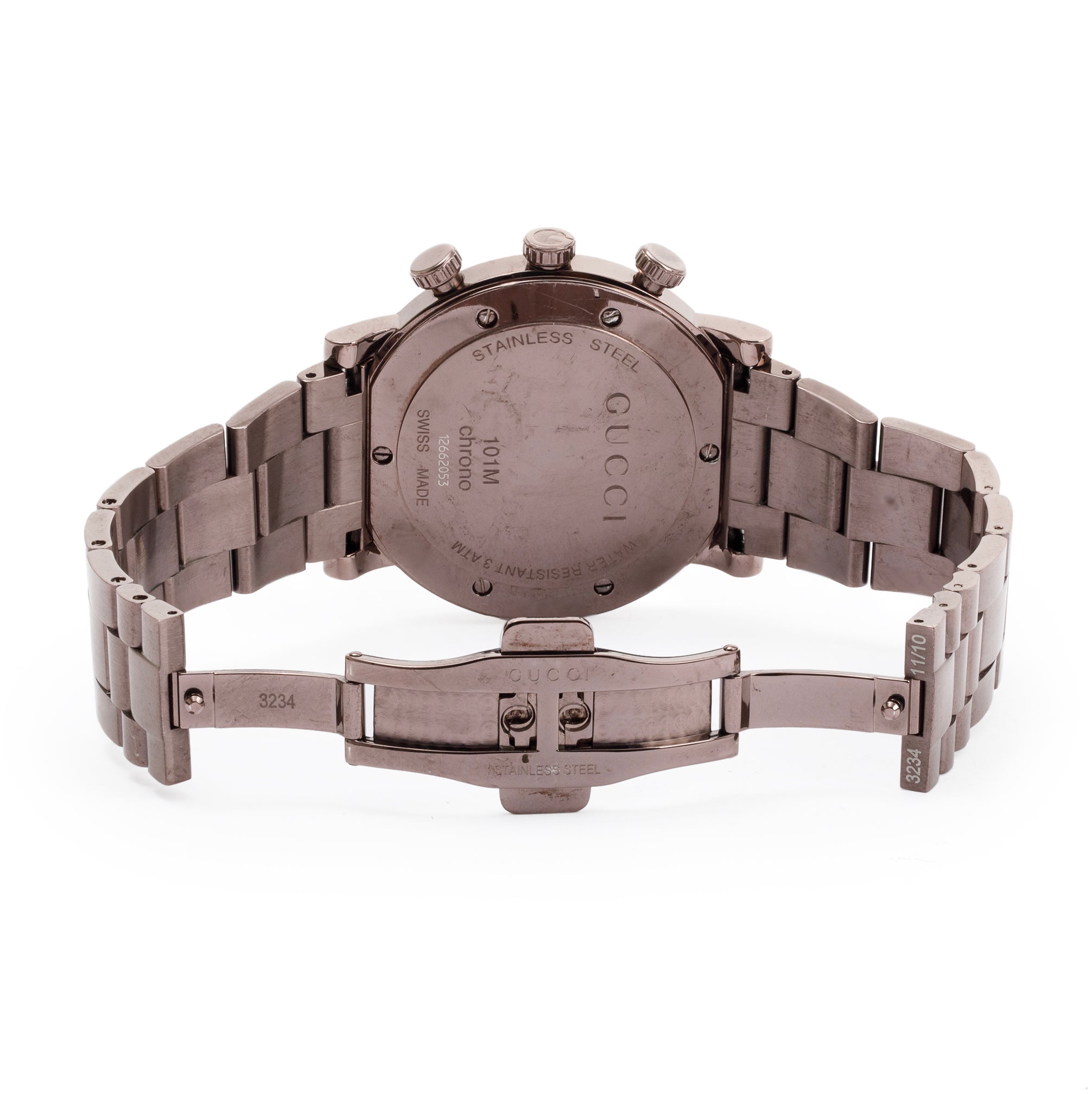 Gucci Brown PVD Stainless Steel G-Chrono 44 MM Watch w/ Box