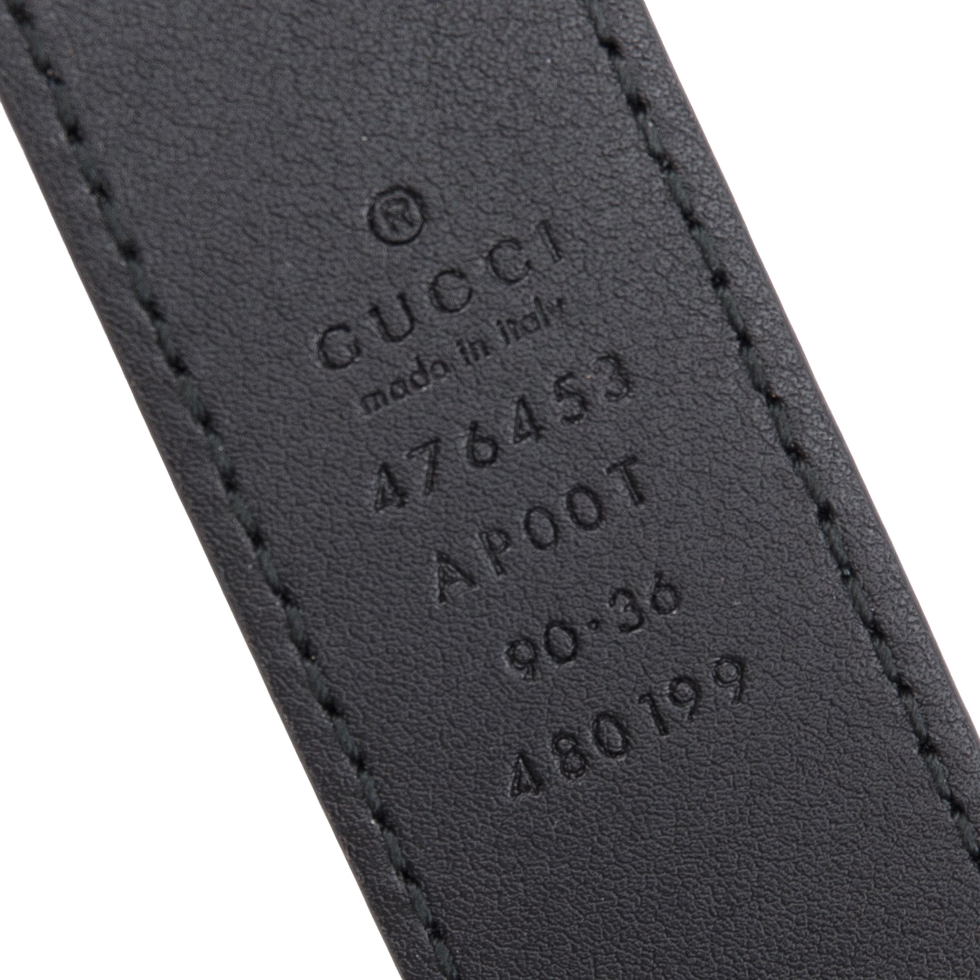 Gucci Dionysus Accent Black Leather 30 MM Belt, 90 36