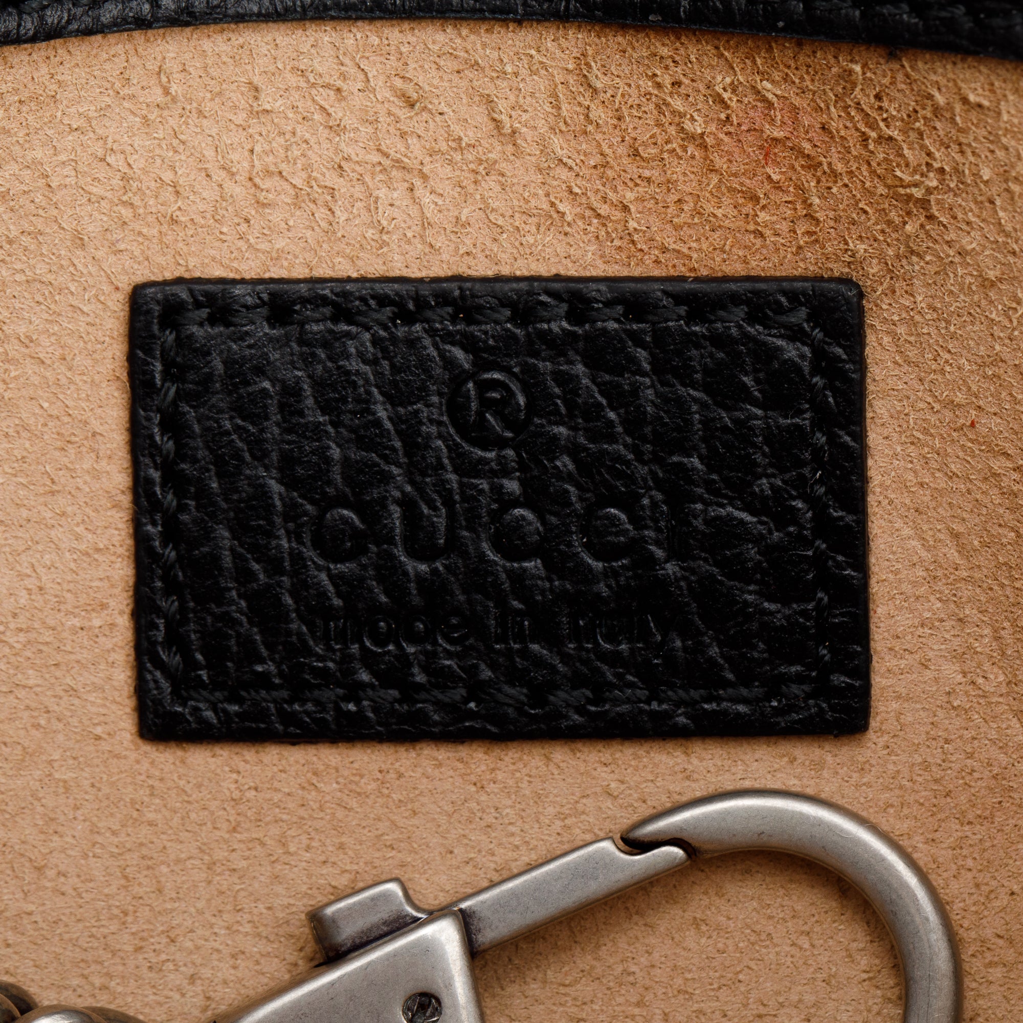 Gucci Dionysus Black Leather Super Mini Bag