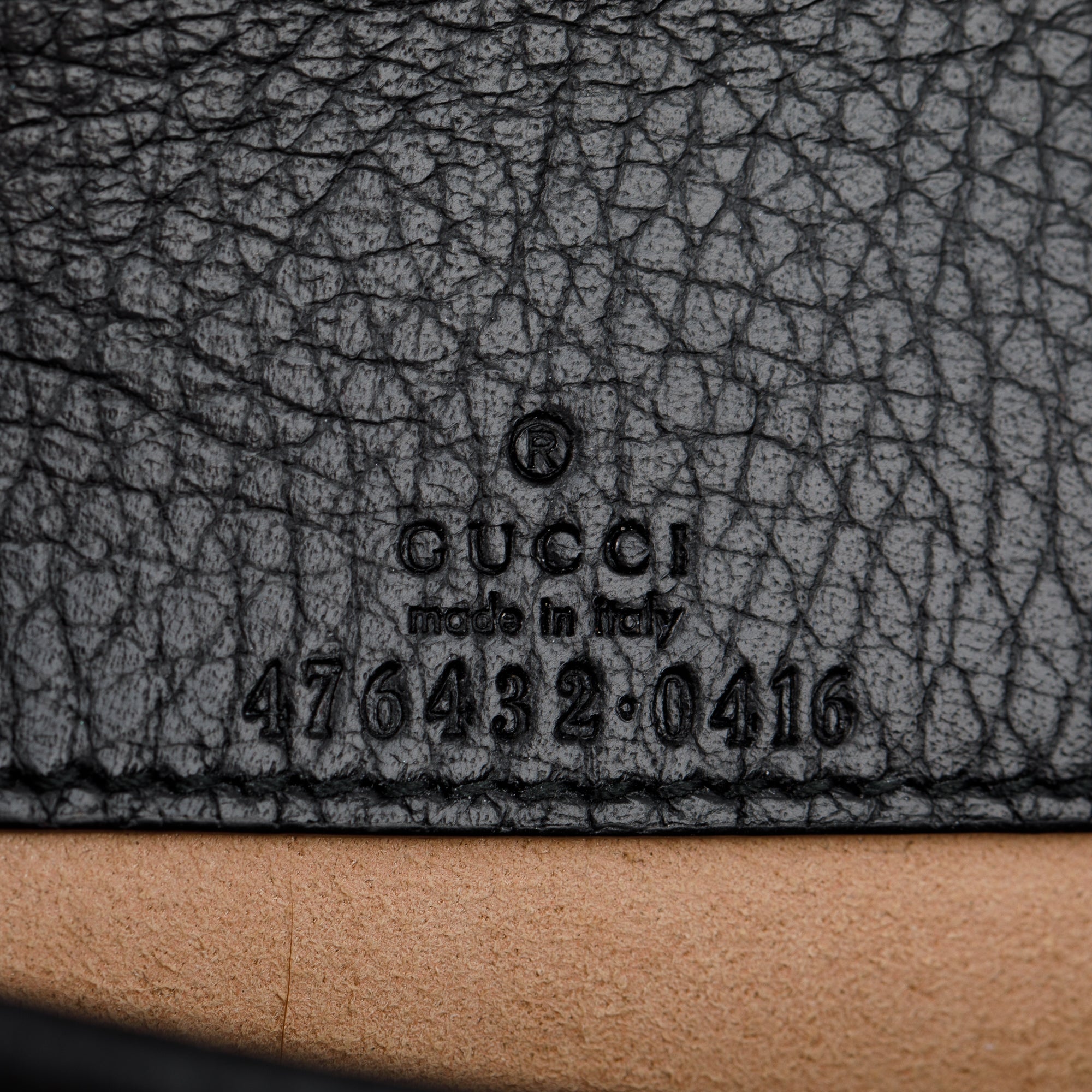 Gucci Dionysus Black Leather Super Mini Bag w/ Box