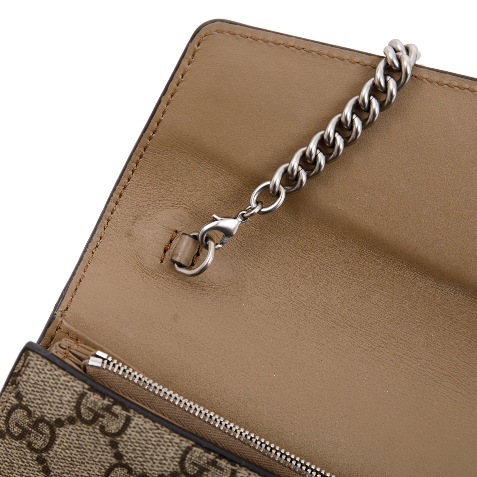 Gucci Dionysus GG Supreme Wallet on Chain w/ Box