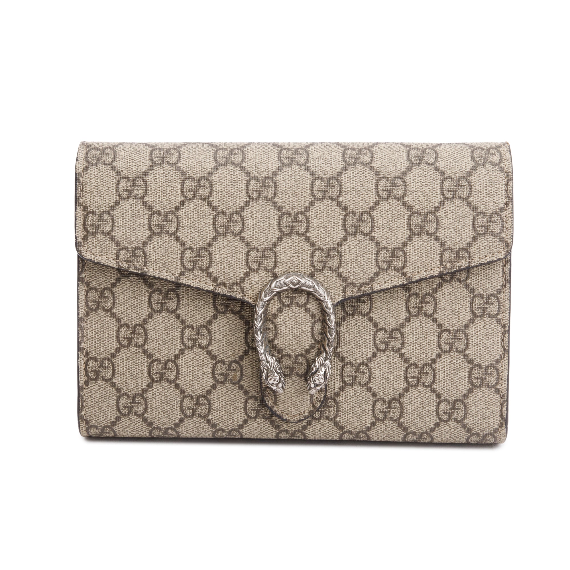 Gucci Dionysus GG Supreme Wallet on Chain w/ Box