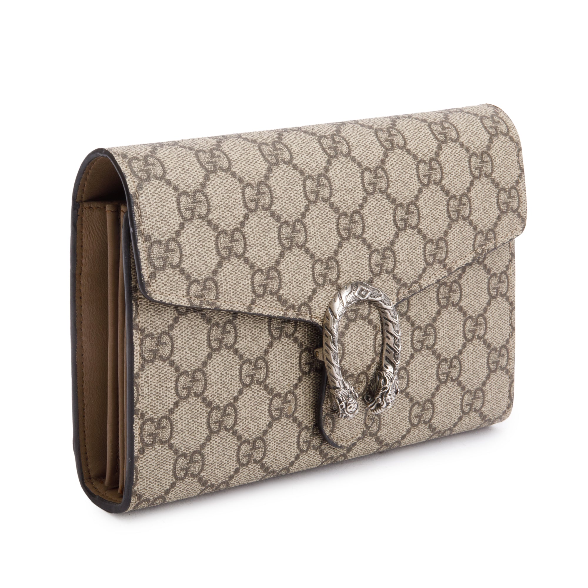 Gucci Dionysus GG Supreme Wallet on Chain w/ Box