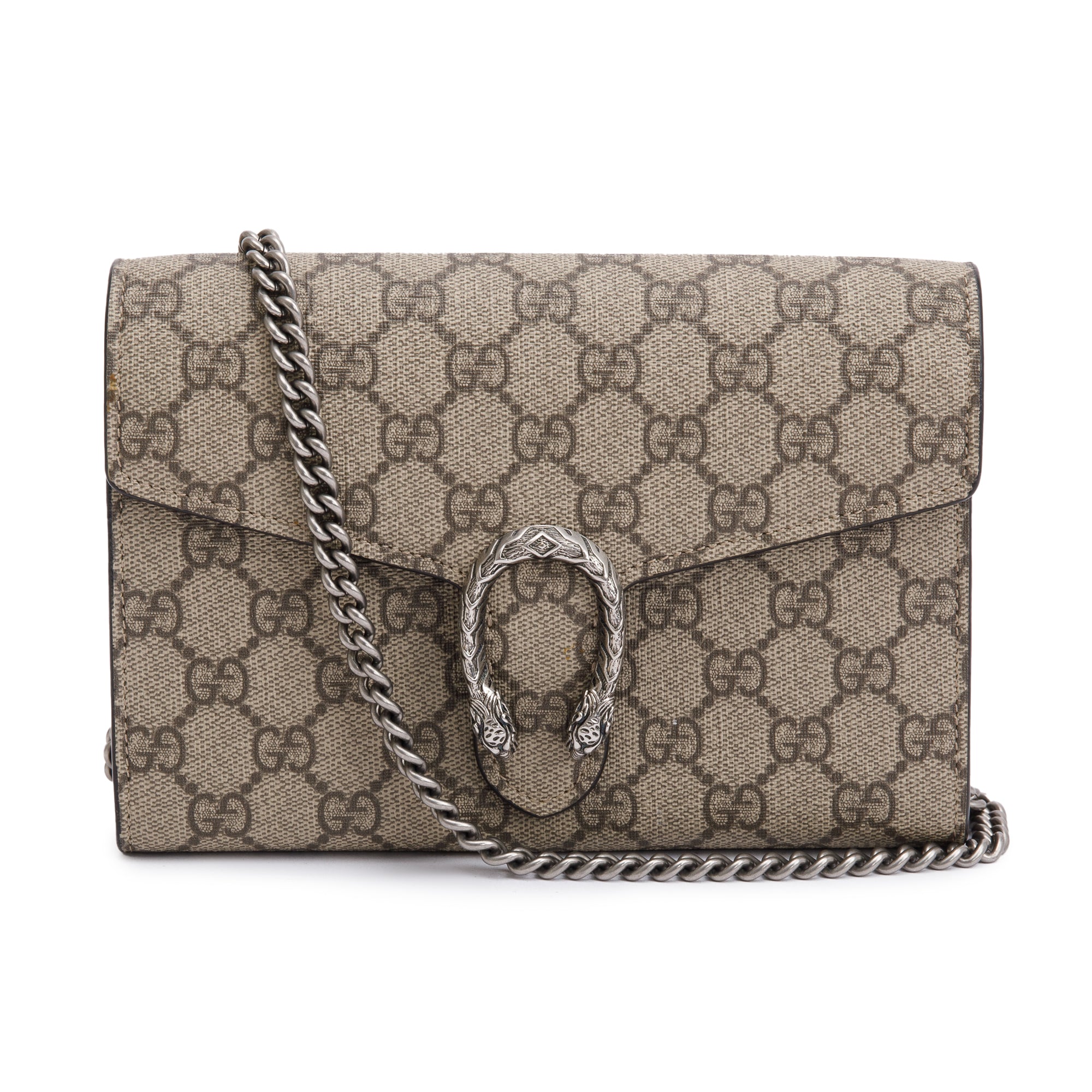 Gucci Dionysus GG Supreme Wallet on Chain