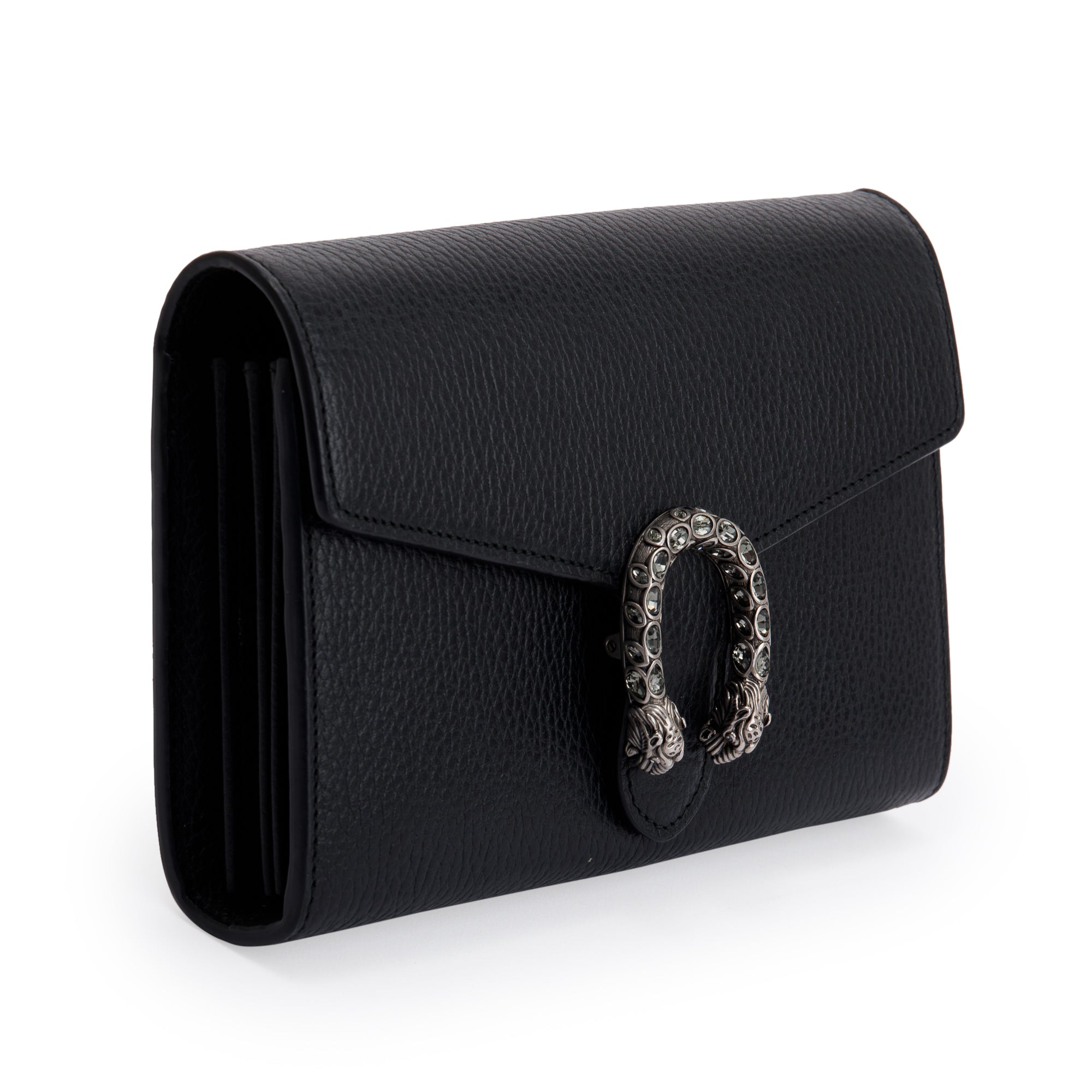 Gucci Dionysus Leather Mini Chain Wallet w/ Box